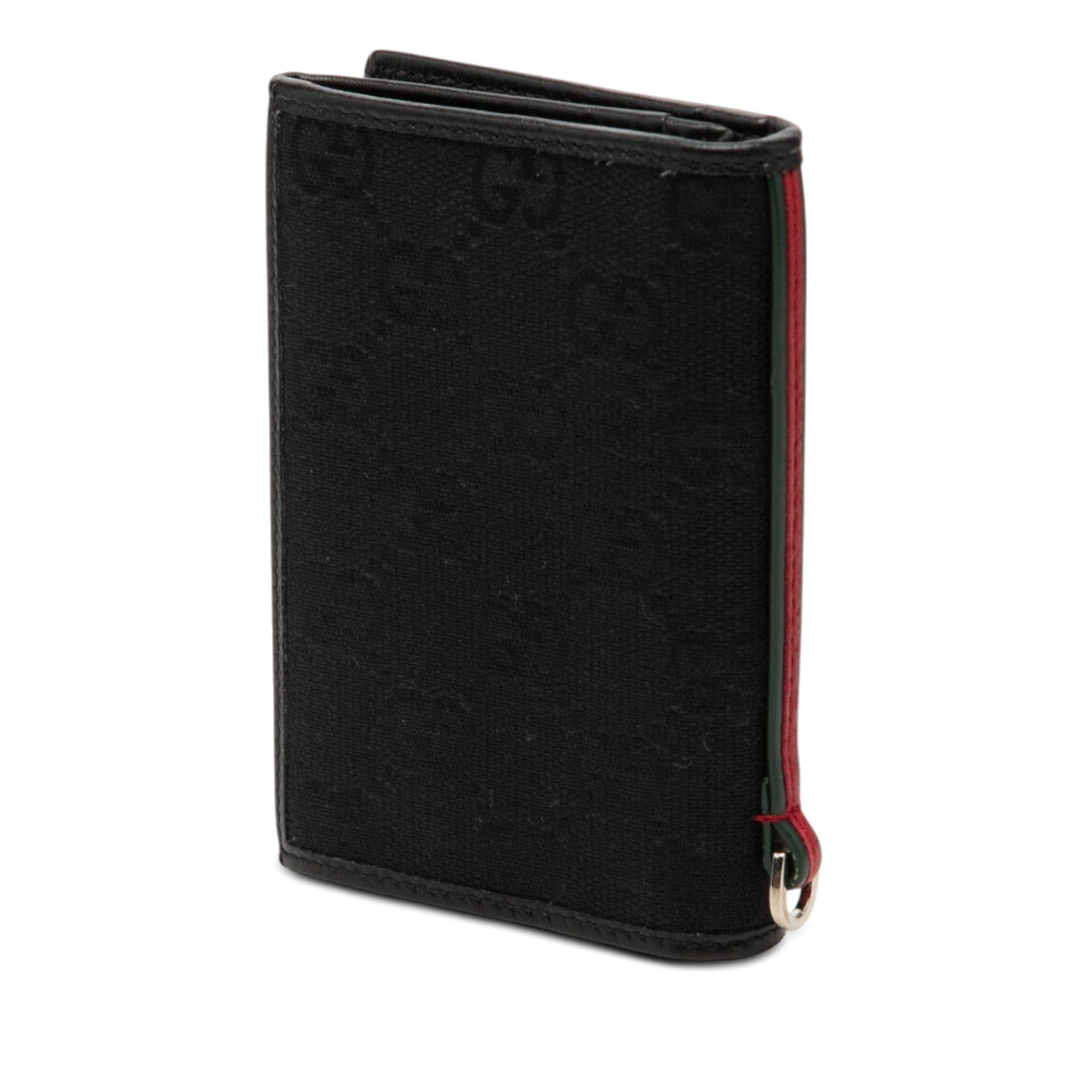 Gucci GG Canvas Web Bifold Card Holder