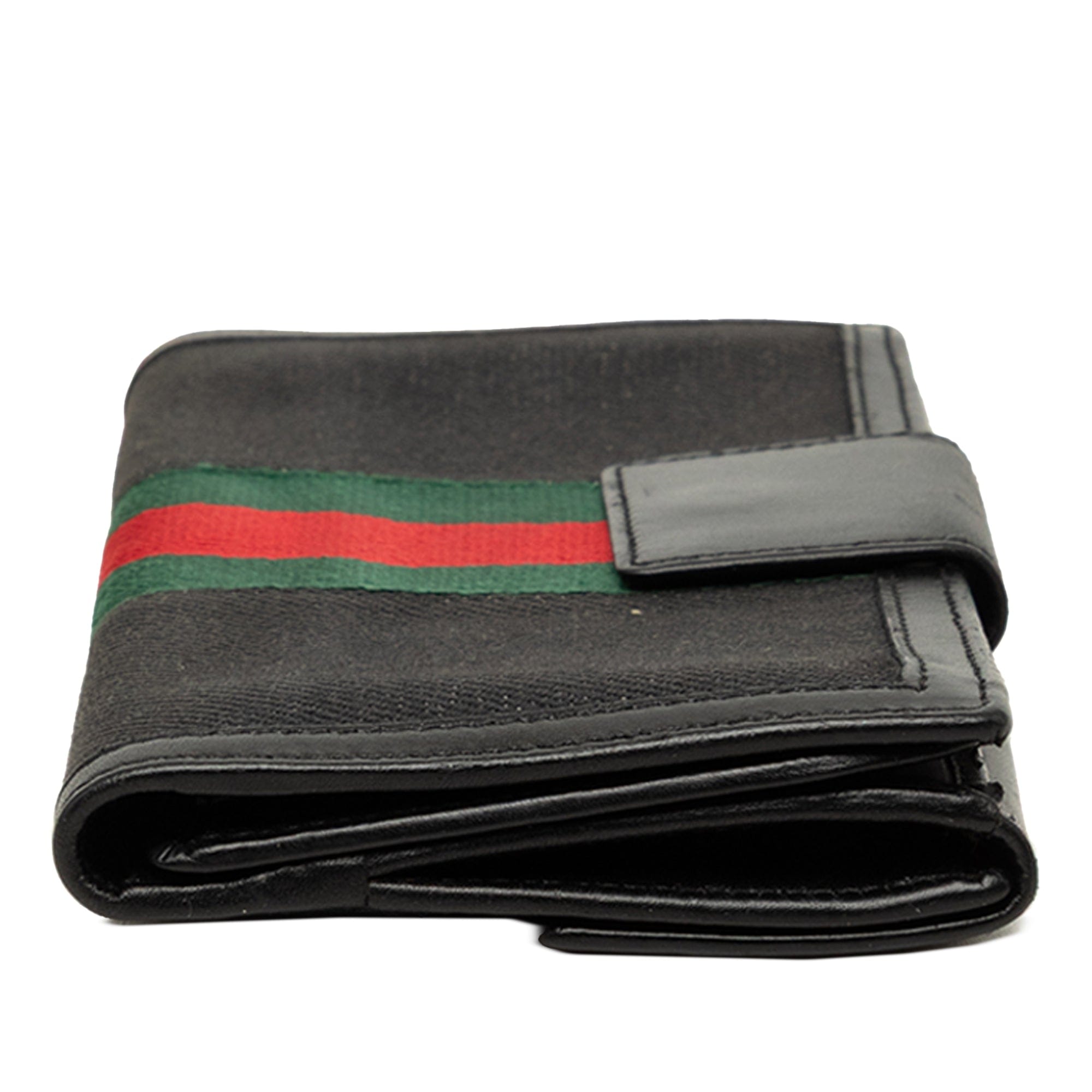 Gucci Canvas and Leather Web Continental Wallet