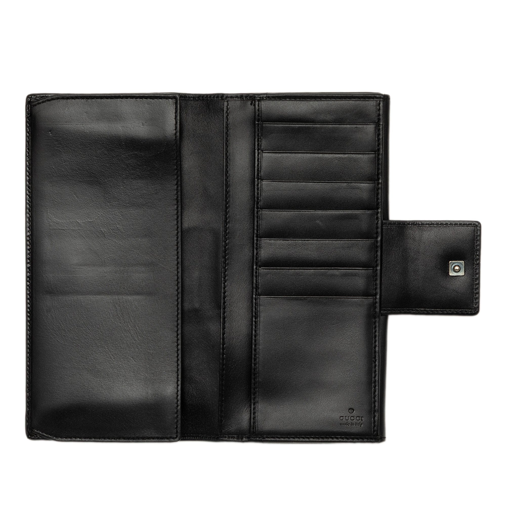 Gucci Canvas and Leather Web Continental Wallet