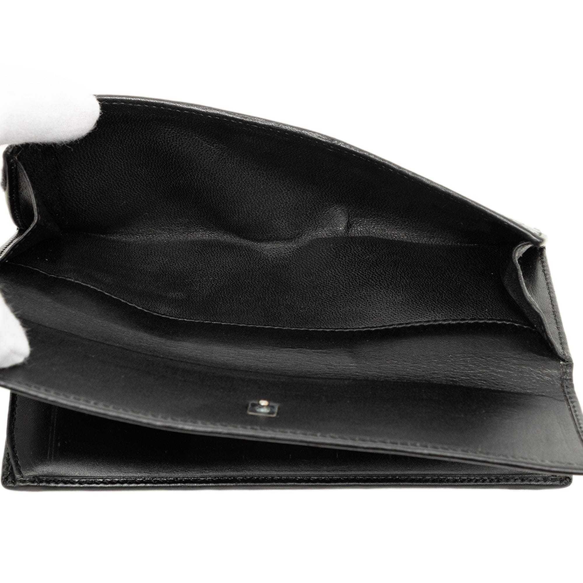 Gucci Canvas and Leather Web Continental Wallet