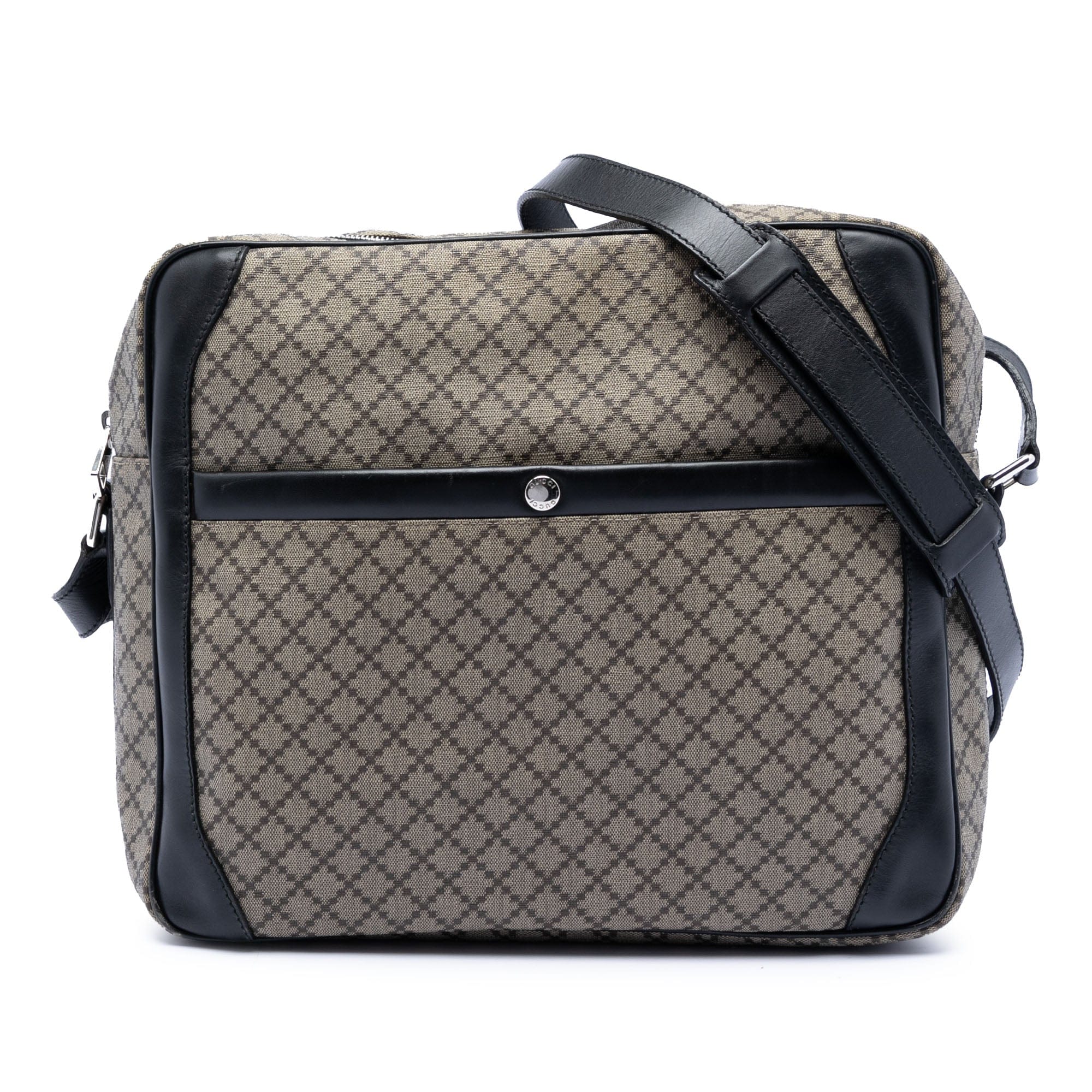 Gucci Diamante Coated Canvas Messenger Bag