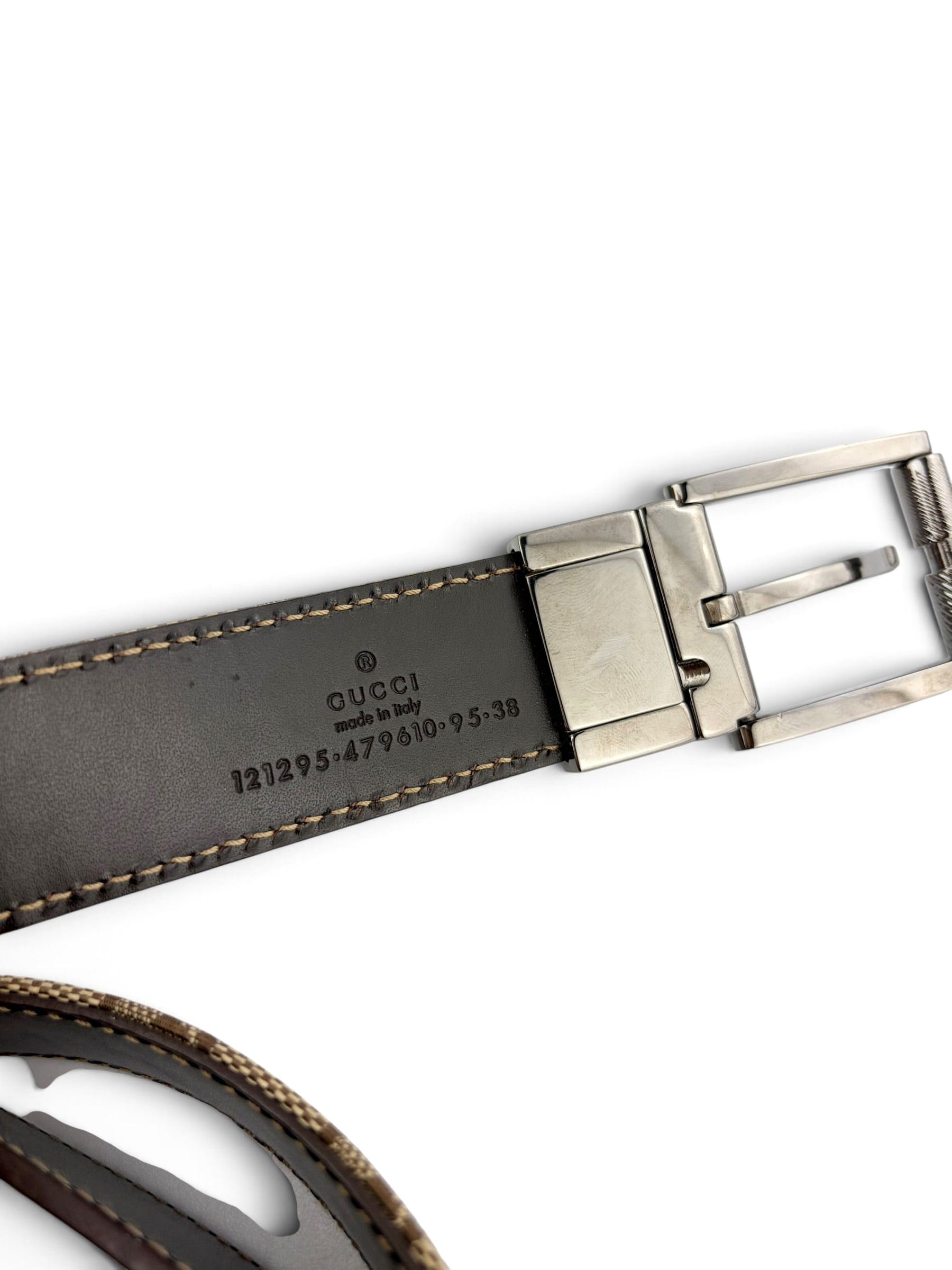 Gucci Monogram Classic Belt 95/38