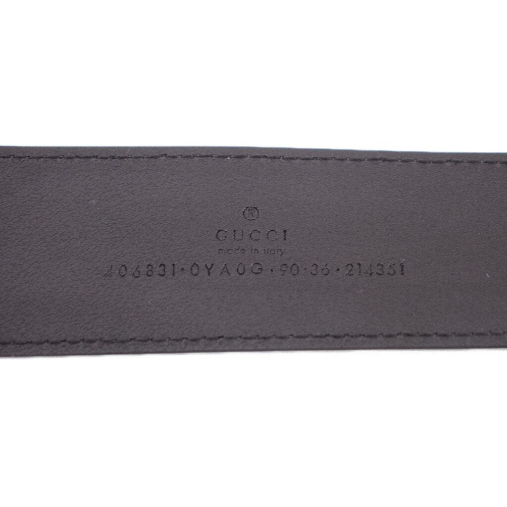 Gucci MARMONT BELTS BLACK 90 | 36 | M