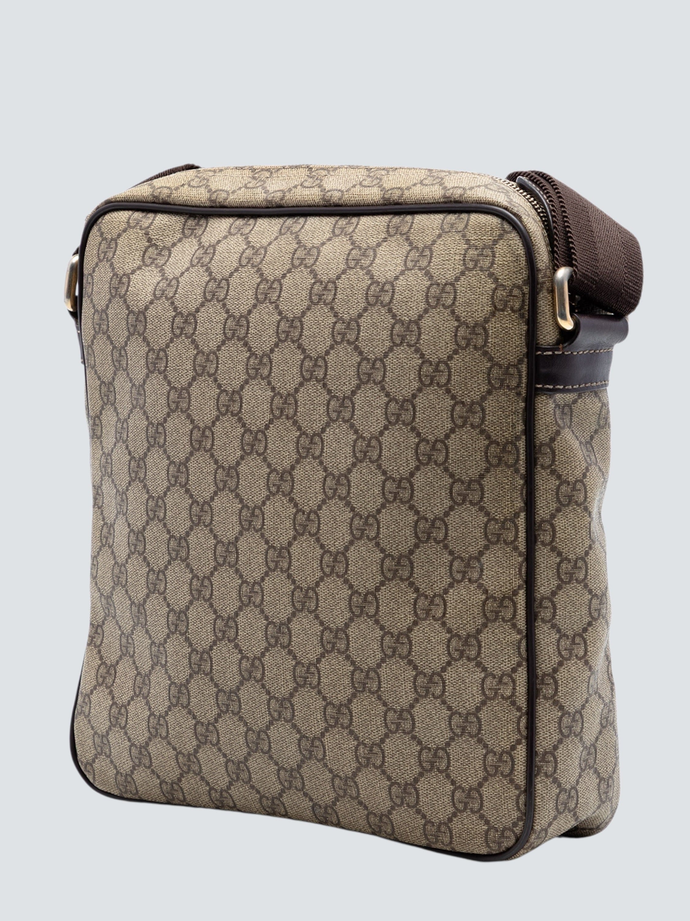 Gucci Monogram Canvas Supreme Messenger Bag
