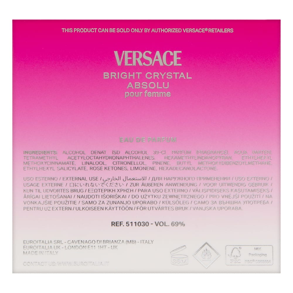 Versace Bright Crystal Absolu for Women