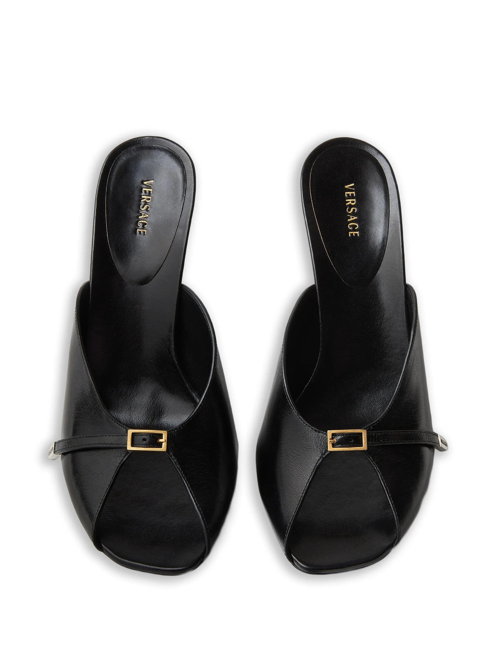 Versace Nyx leather sandals