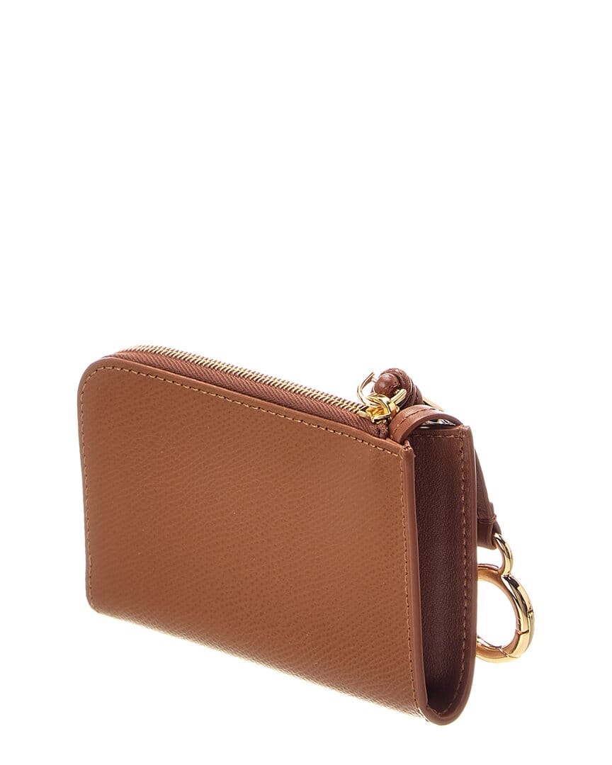 Fendi Ff Diamond Leather Coin Purse