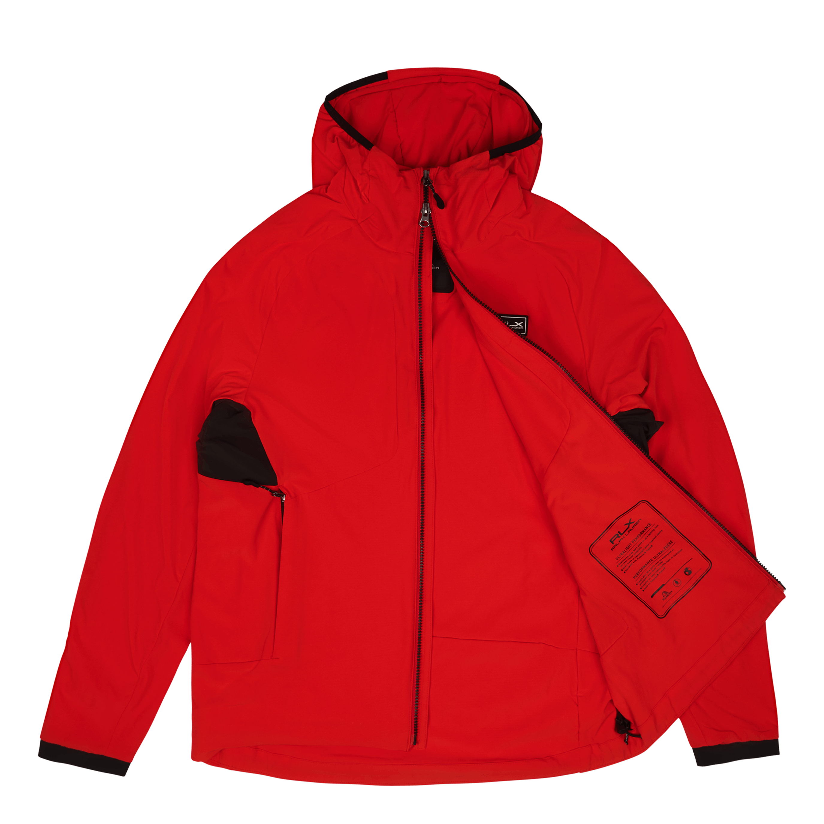 Polo Ralph Lauren Stretch Ripstop Hooded Jacket Elite Orange