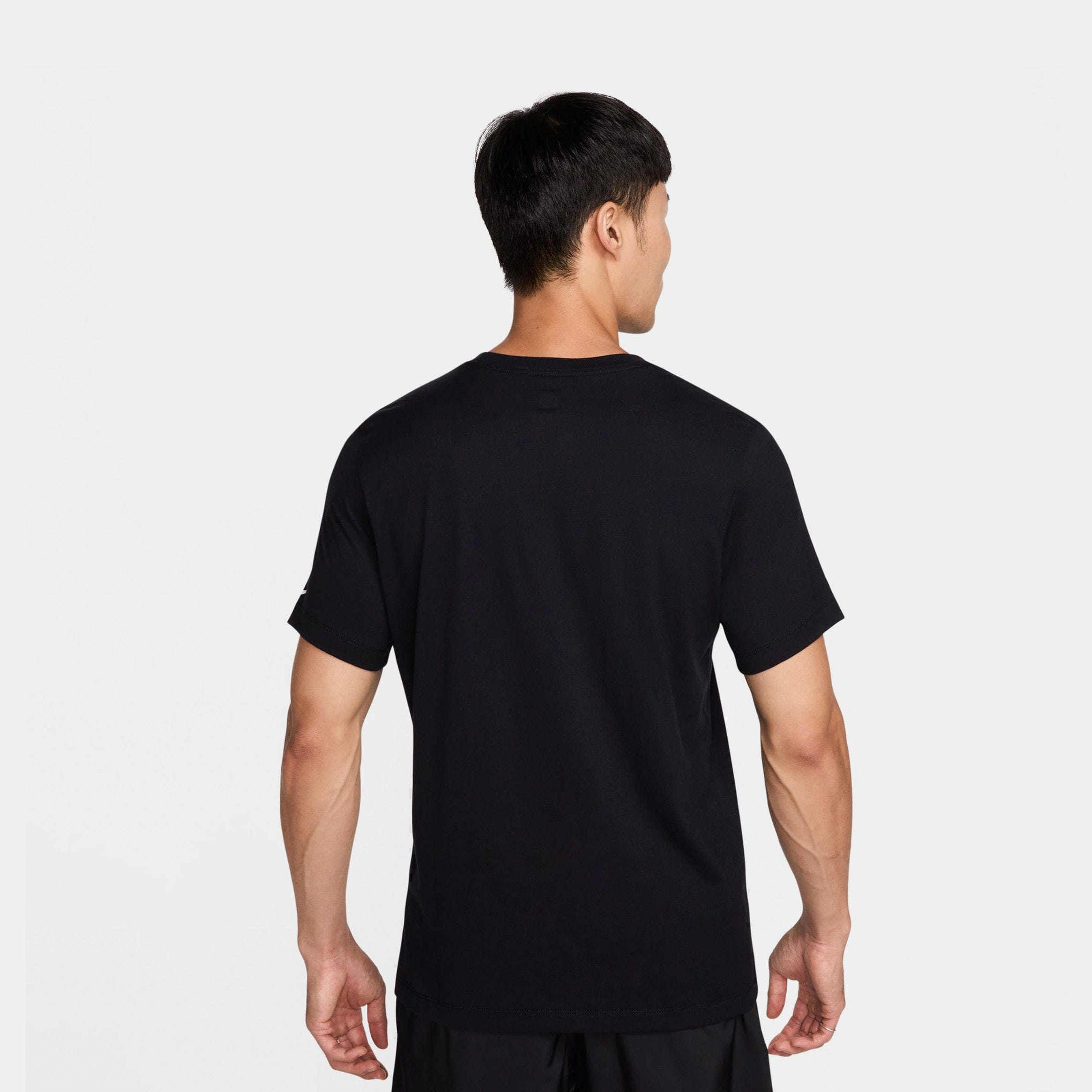 Nike NSW Block 2.0 Crew Mens Short Sleeve Shirt (Black/White)