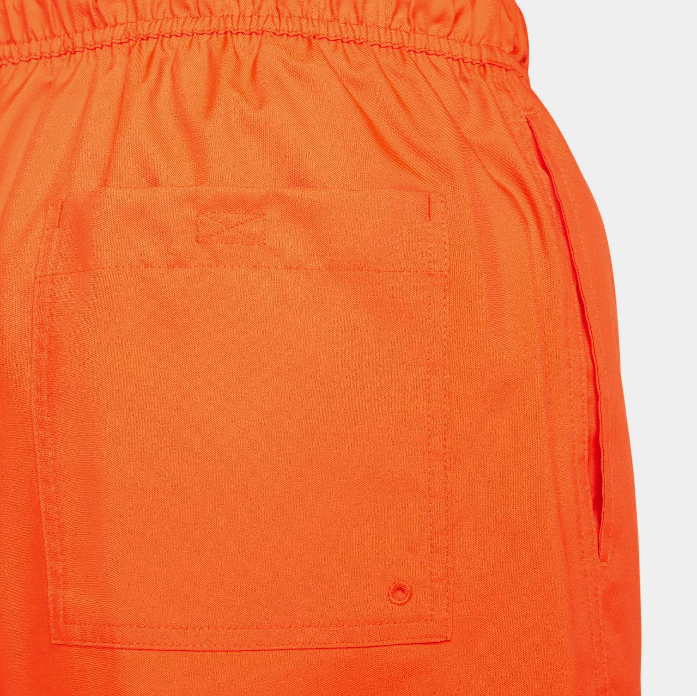 Nike Club Woven Flow Mens Shorts (Safety Orange/White)