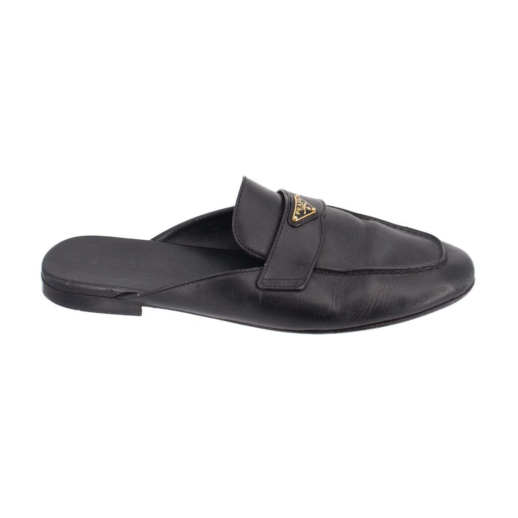 Prada SLIDE LOAFERS BLACK 41 EU | 10 US