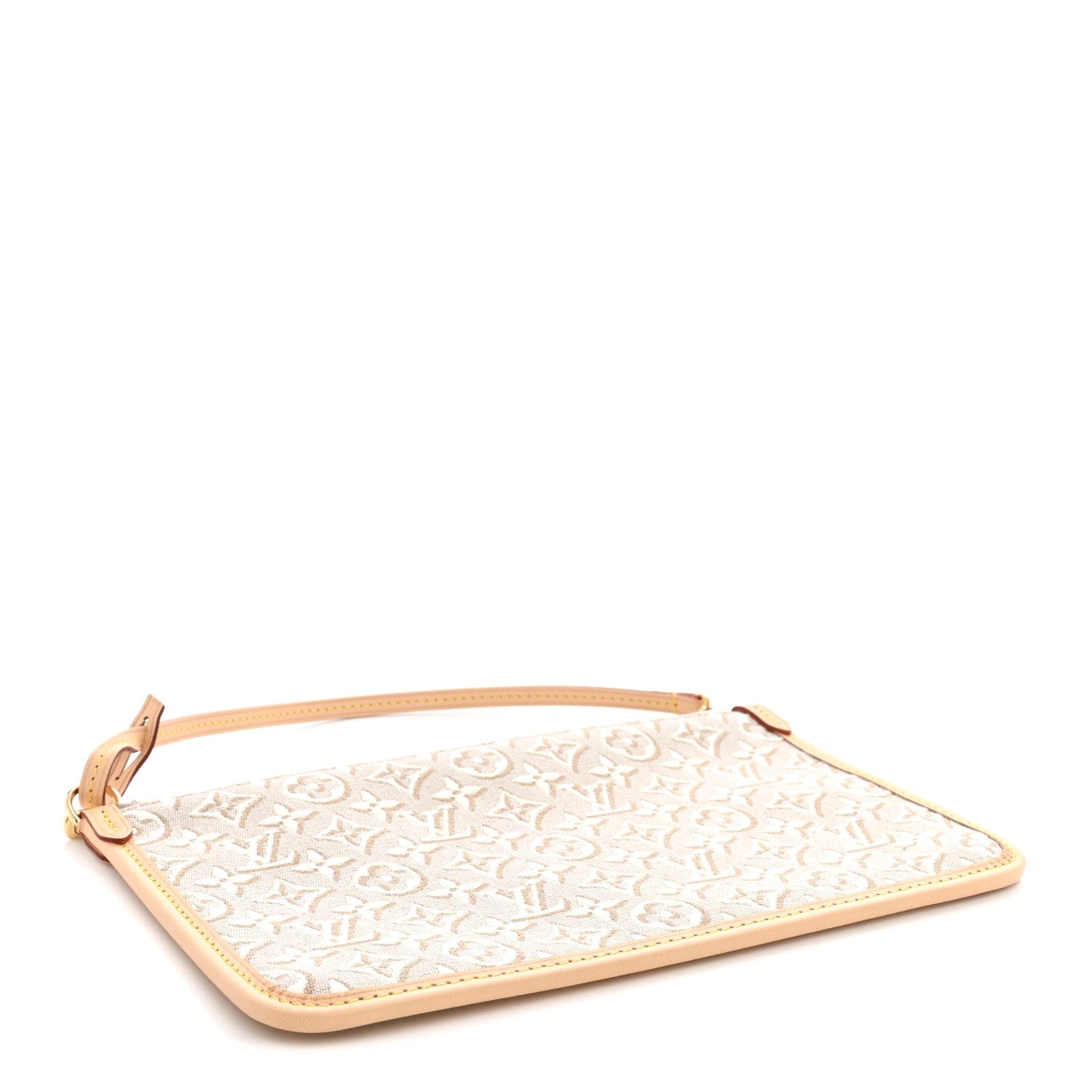 Louis Vuitton Jacquard Monogram Embleme Neverfull MM Pochette Peuplier