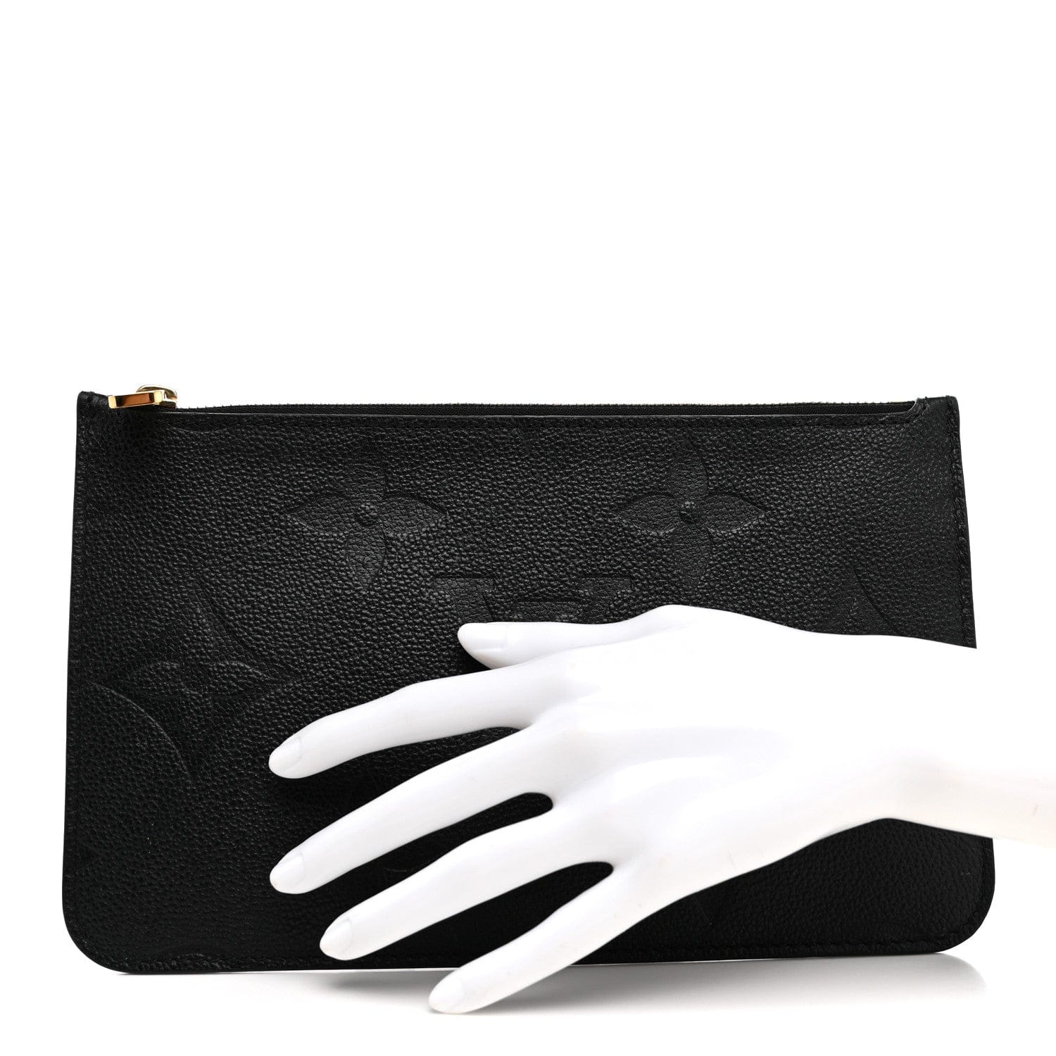 Louis Vuitton Empreinte Monogram Giant Neverfull MM Pochette Black