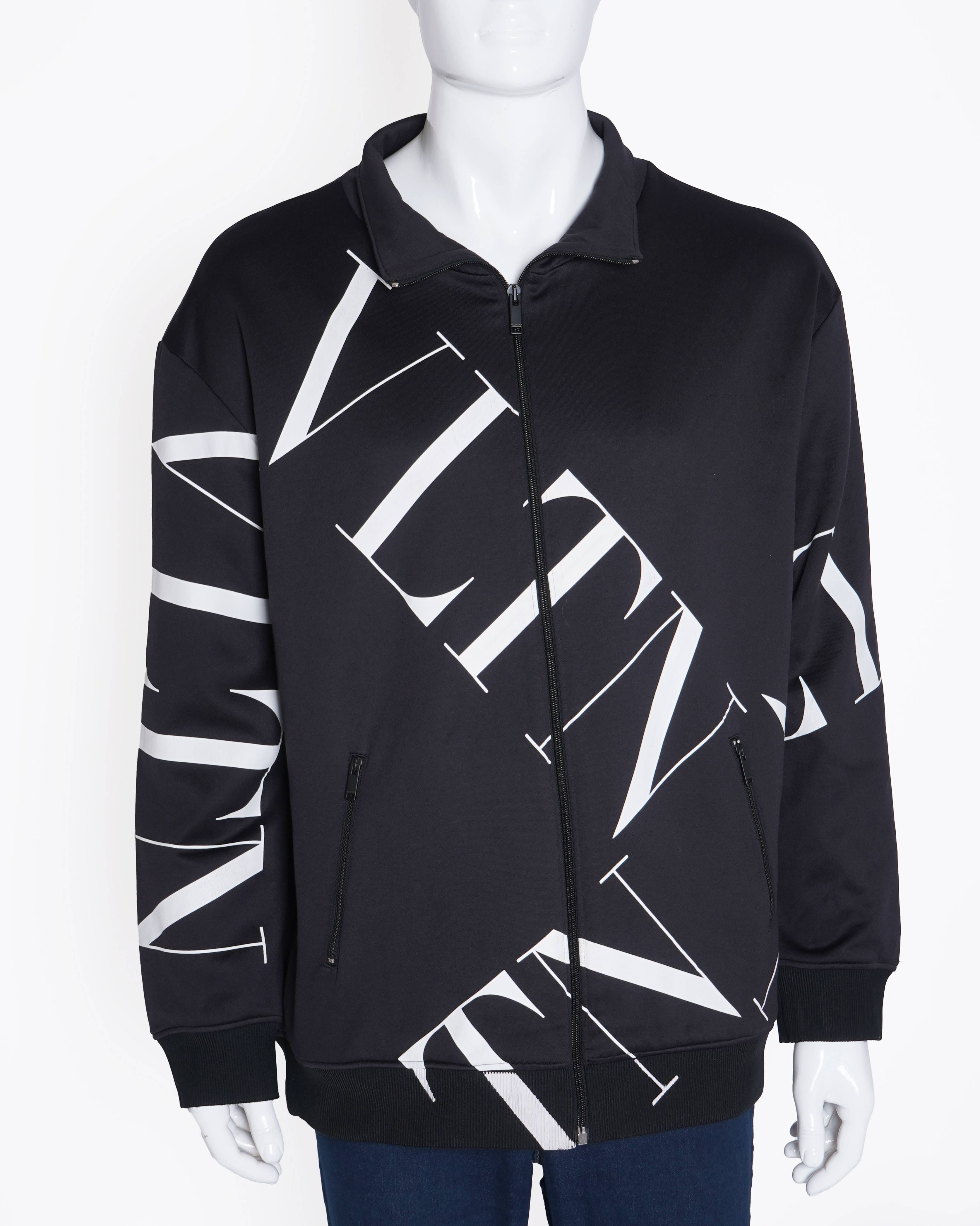 Valentino Monogram Jacket & Bottom Set In Black (Unisex)