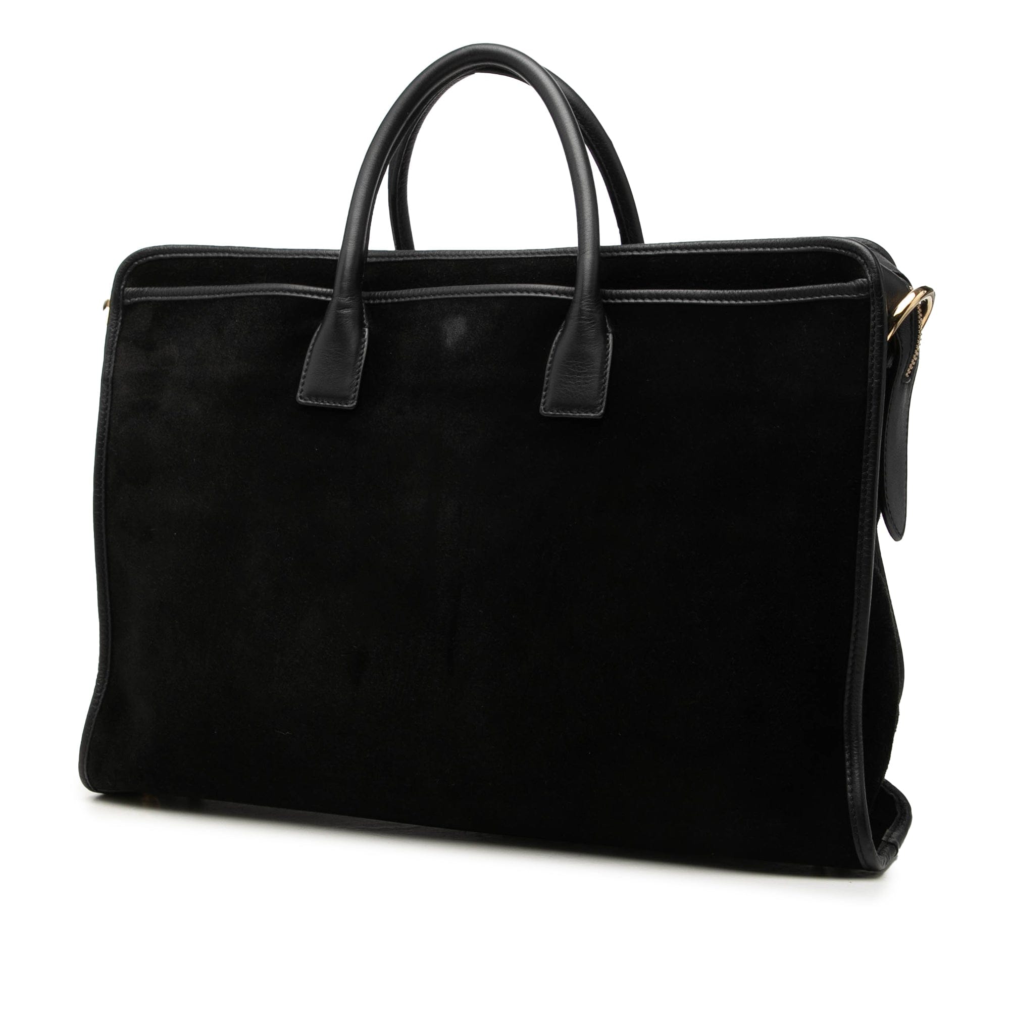 Loewe Suede Amazona Business Bag