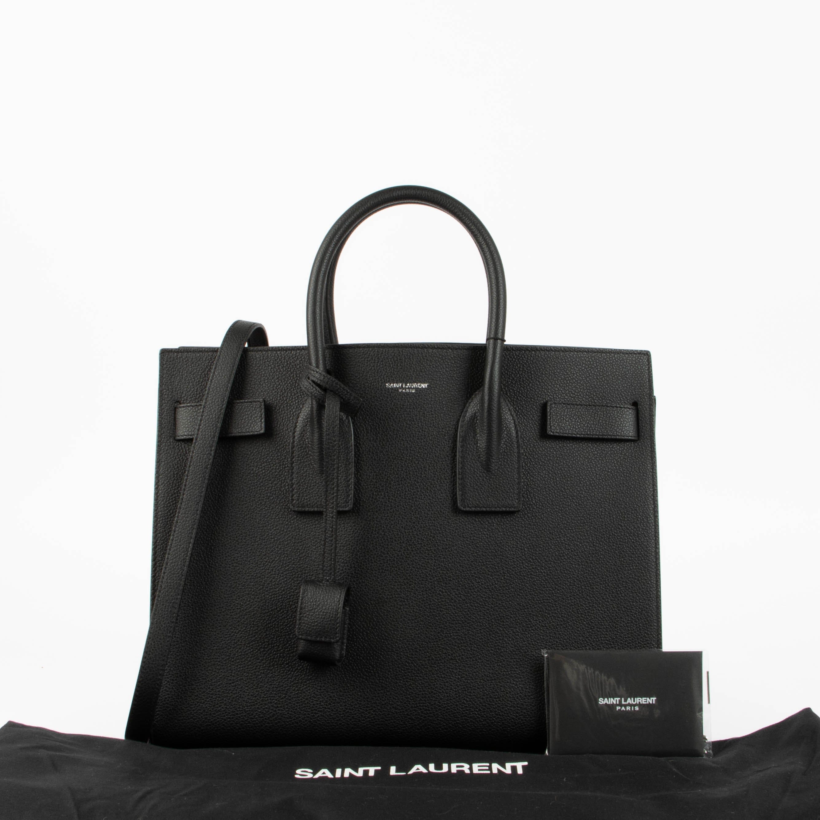 Saint Laurent Black Sac de Jour Small Bag