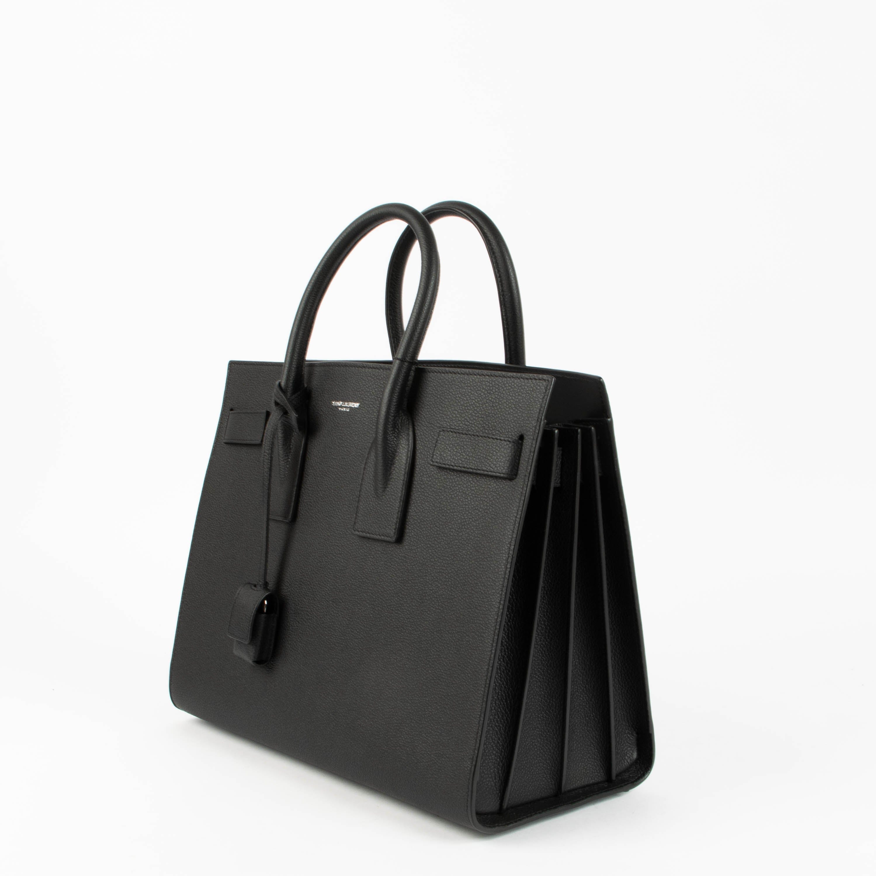 Saint Laurent Black Sac de Jour Small Bag