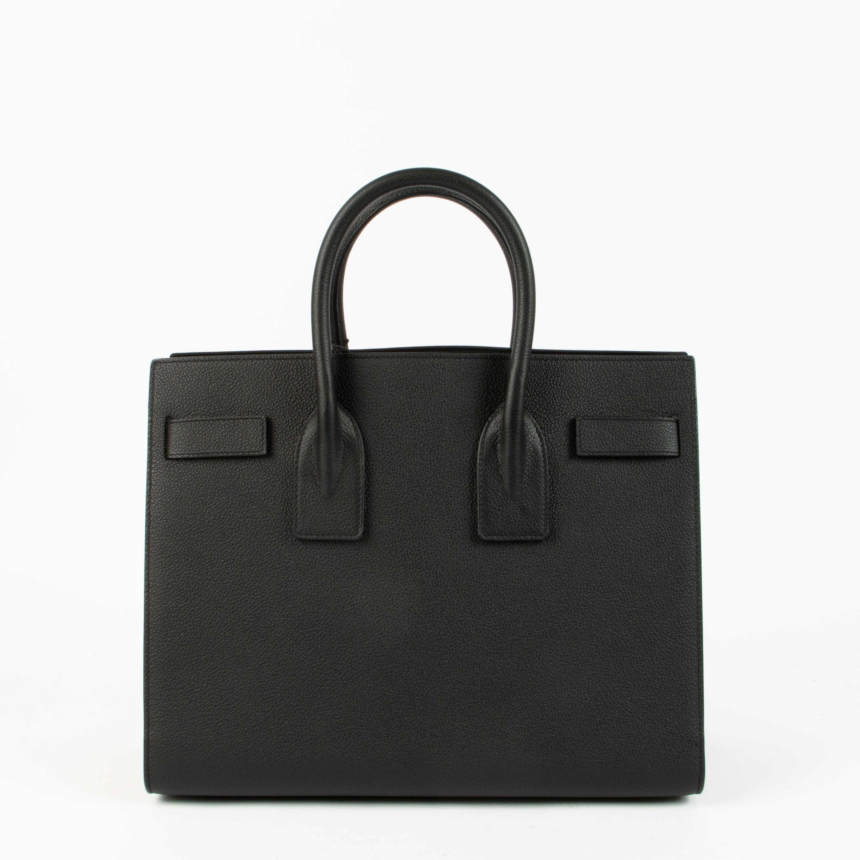 Saint Laurent Black Sac de Jour Small Bag