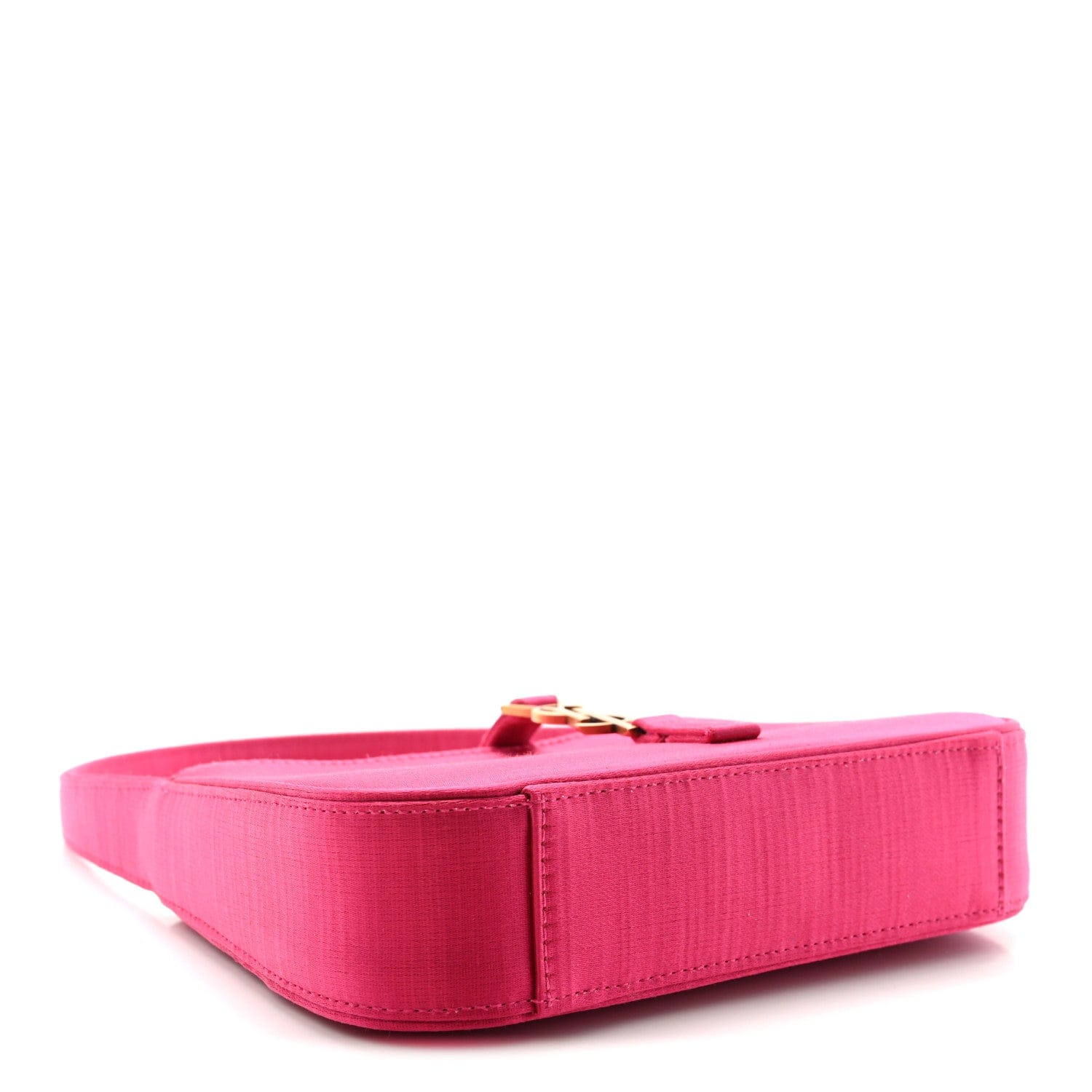 Saint Laurent Satin Le 5 A 7 Mini Hobo Guava Pink