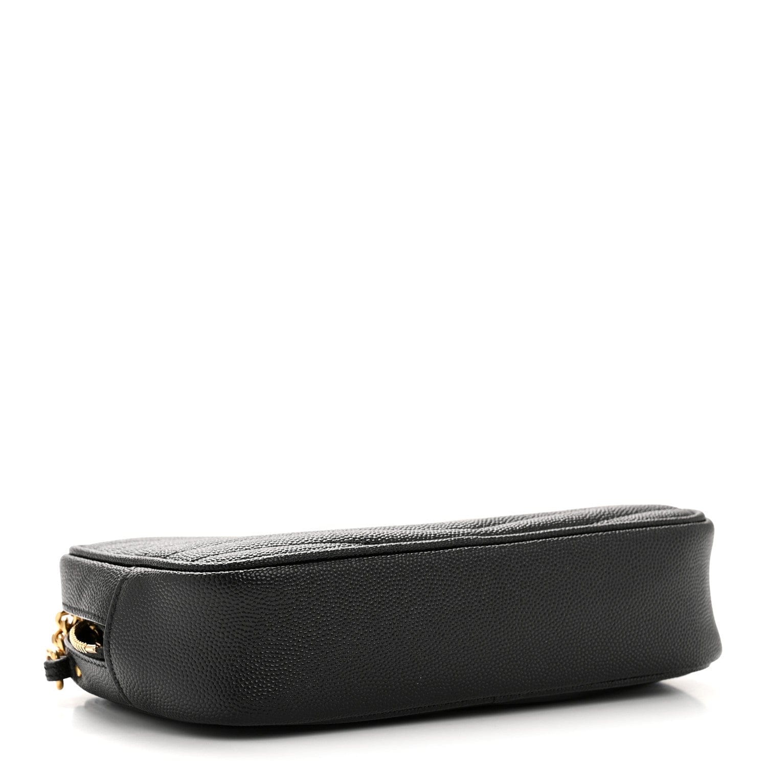 Saint Laurent Grain De Poudre Matelasse Monogram Mini Lou Camera Bag Black