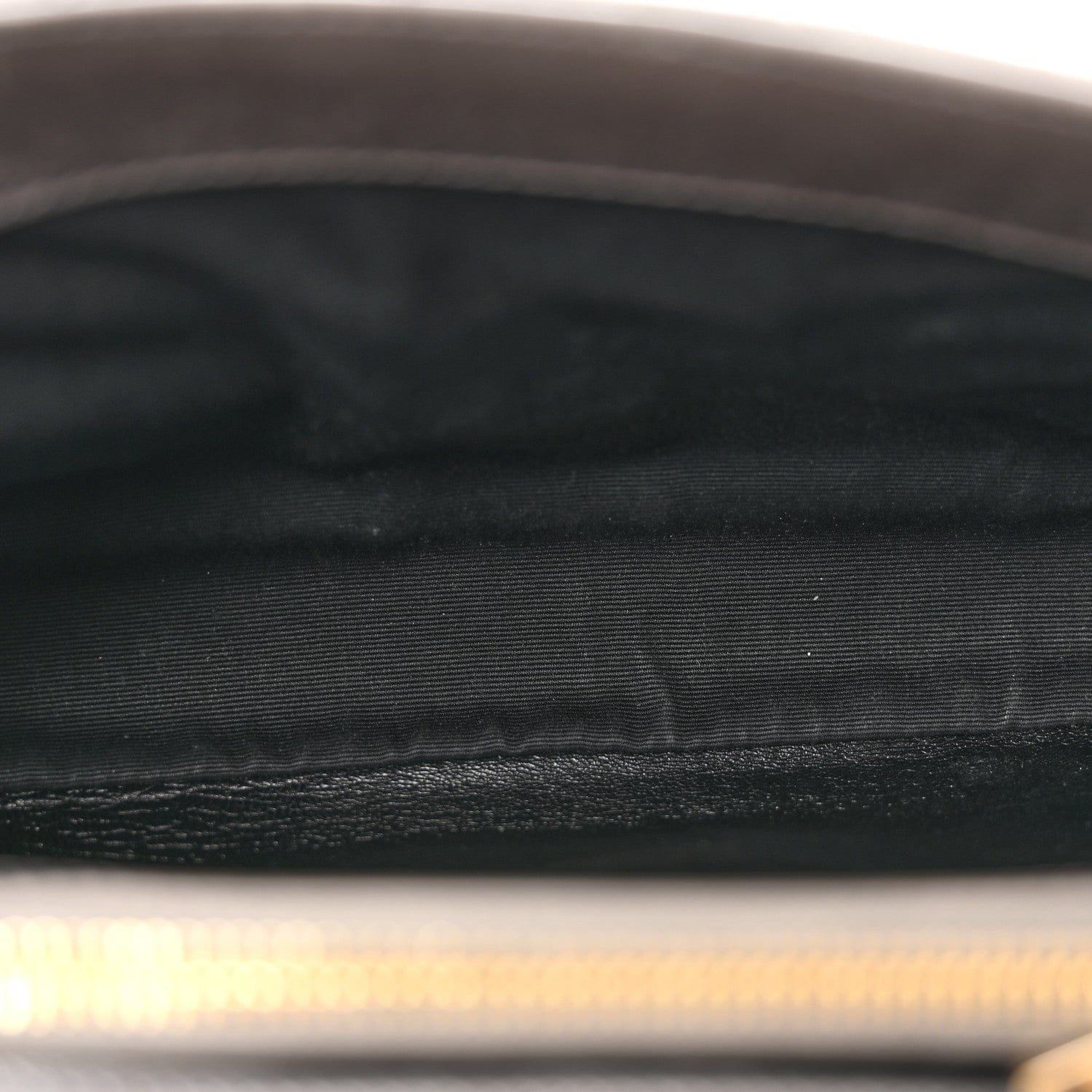 Saint Laurent Waxed Calfskin Matelasse Chevron Medium Monogram College Bag Fog Gray