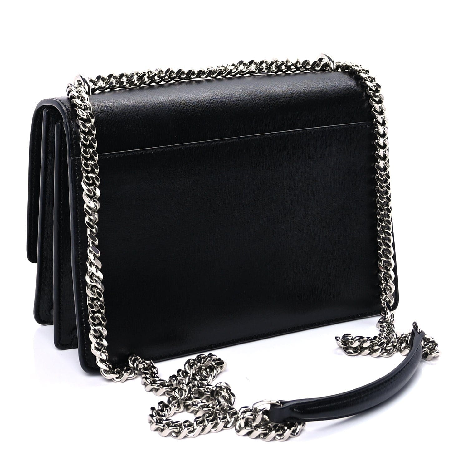Saint Laurent Calfskin Medium Monogram Sunset Black