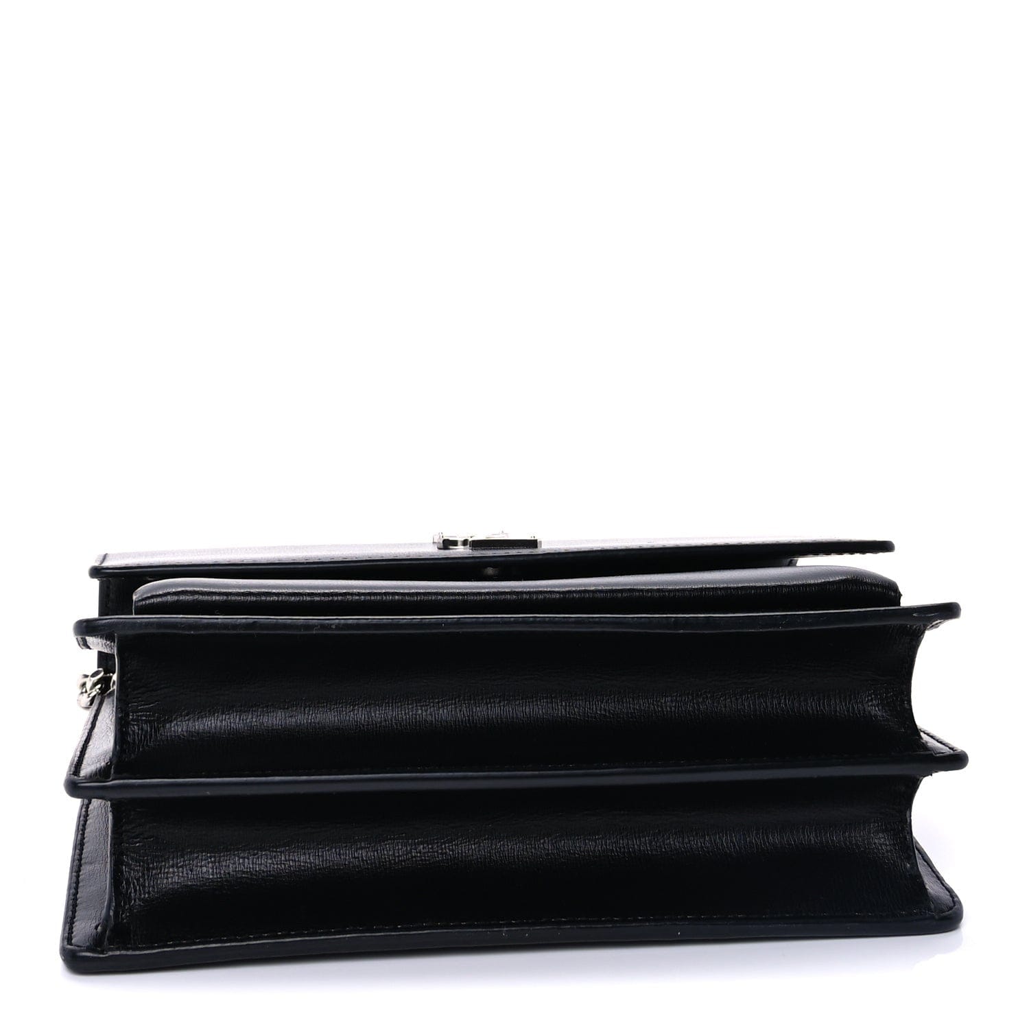 Saint Laurent Calfskin Medium Monogram Sunset Black