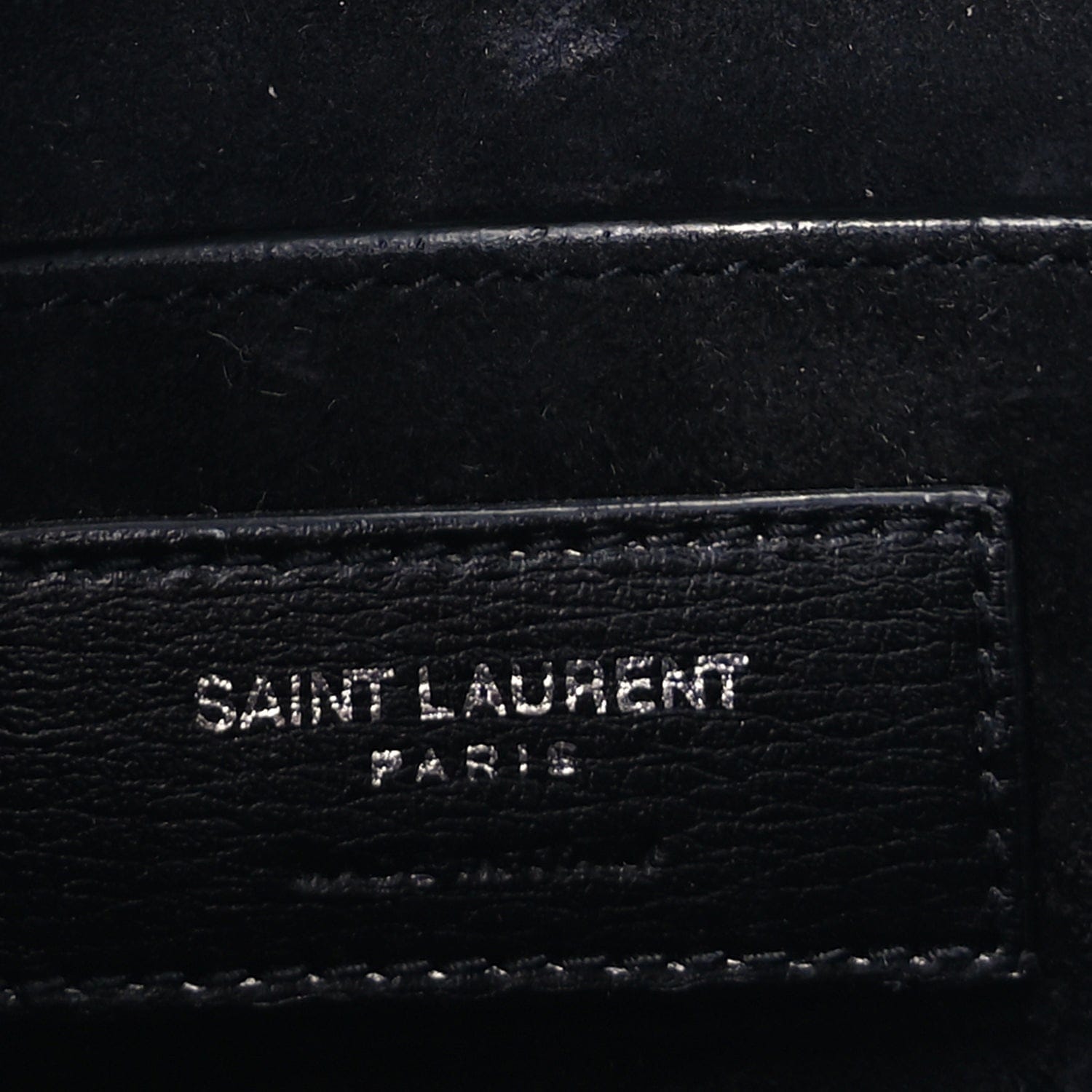 Saint Laurent Calfskin Medium Monogram Sunset Black