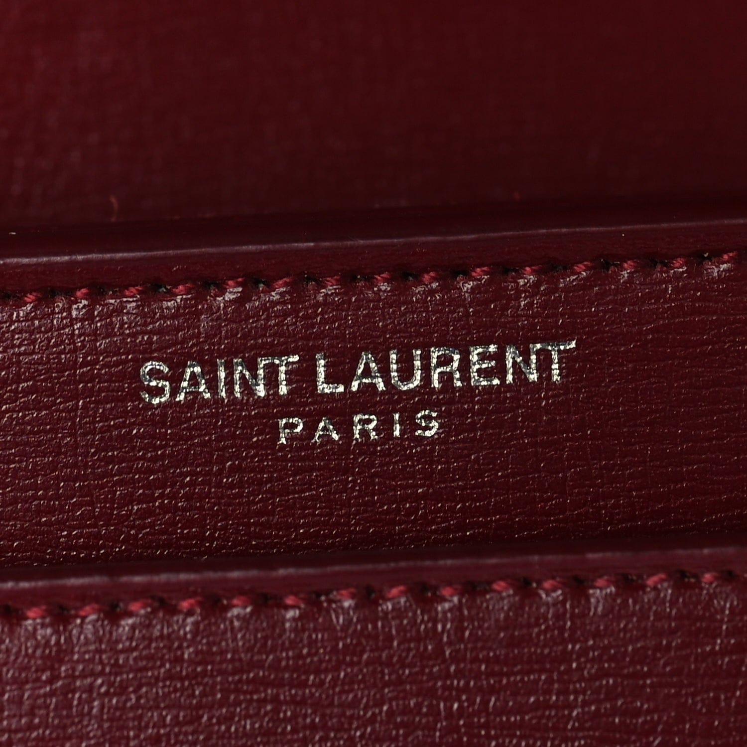 Saint Laurent Calfskin Medium Monogram Sunset Palissandre