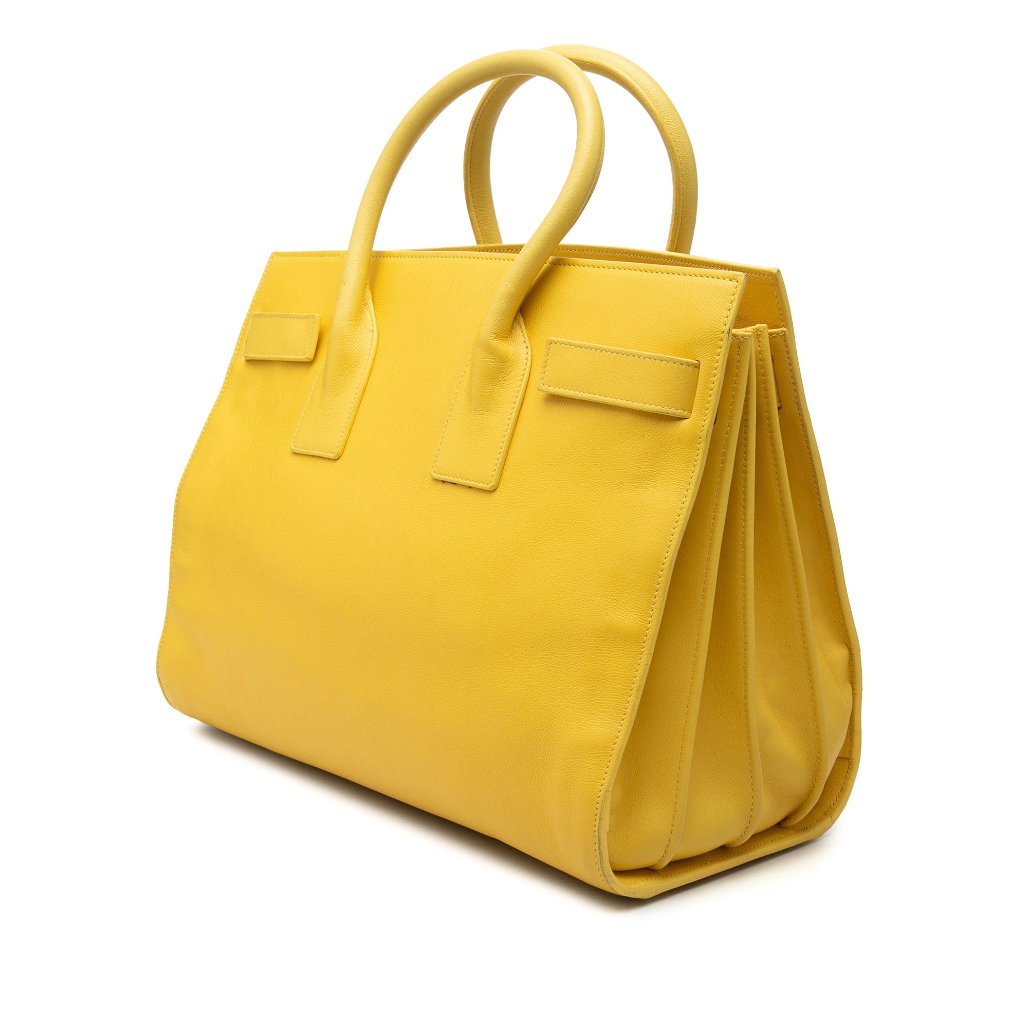 Saint Laurent Small Leather Sac De Jour Satchel