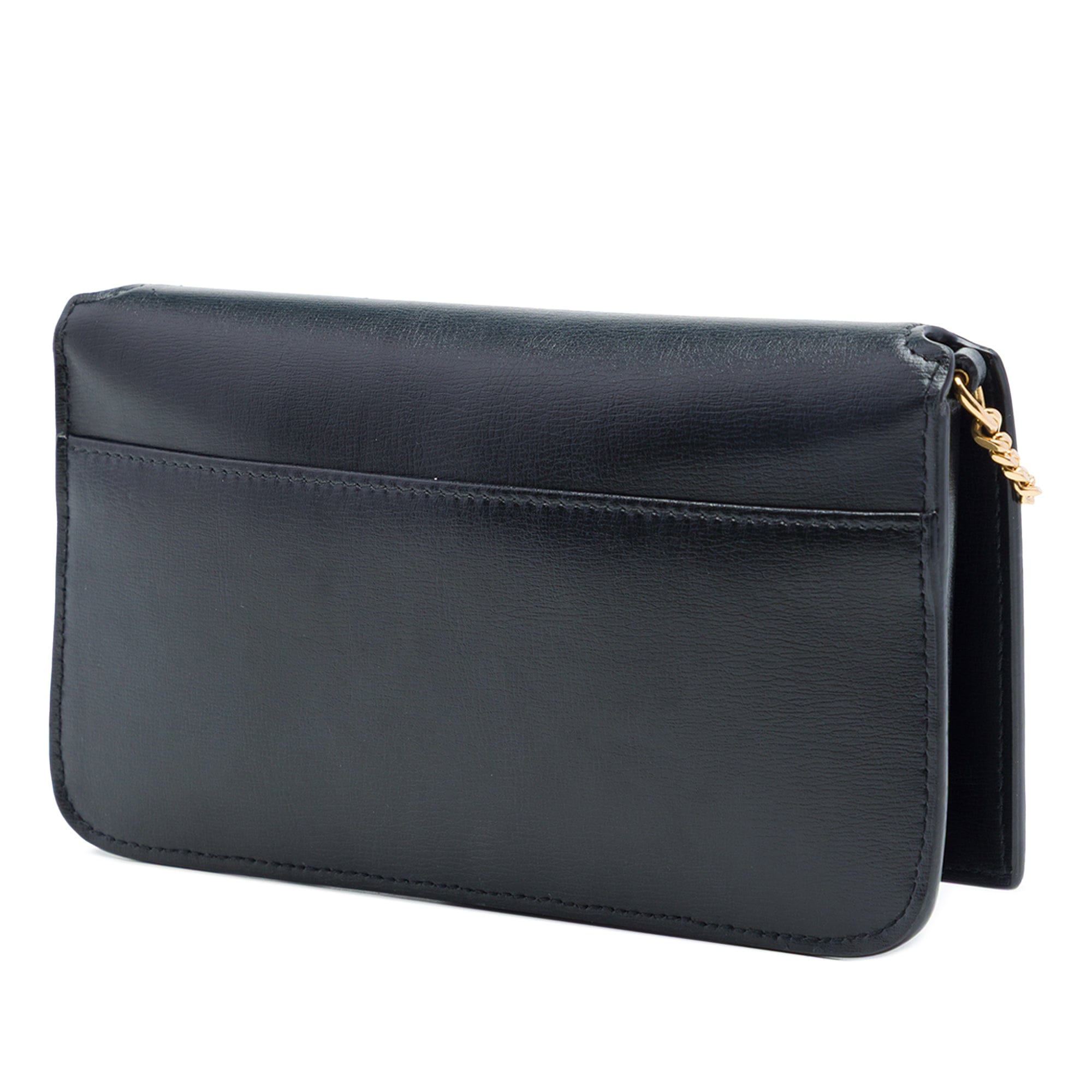 Saint Laurent Smooth Calfskin Monogram Cassandre Phone Holder