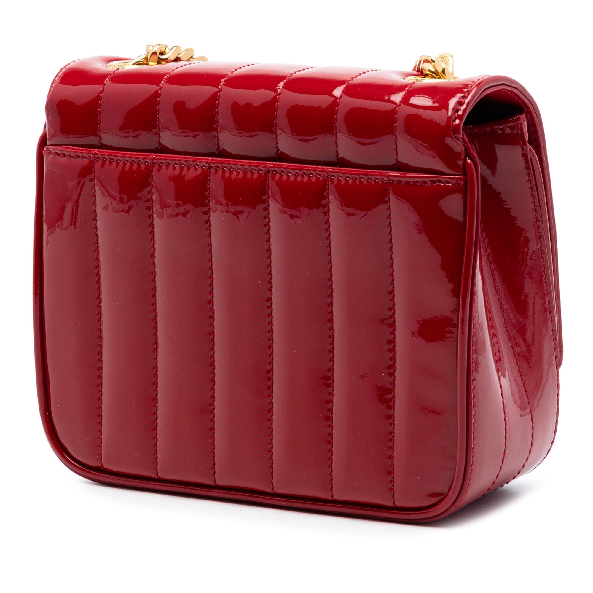 Saint Laurent Small Patent Monogram Vicky Chain Bag