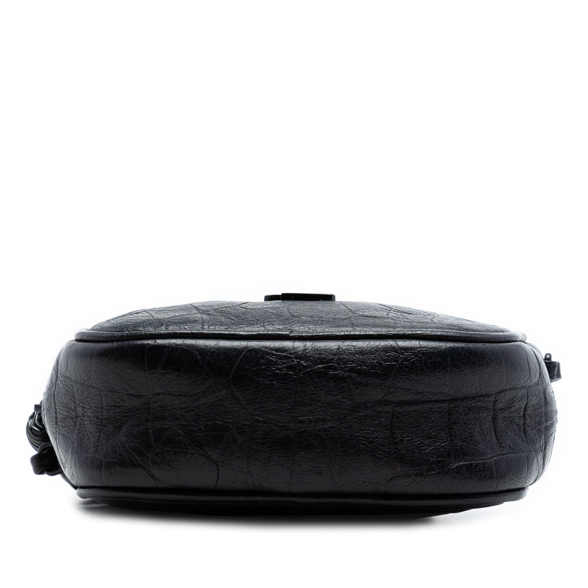 Saint Laurent Mini Croc Embossed Leather Blogger Camera Bag