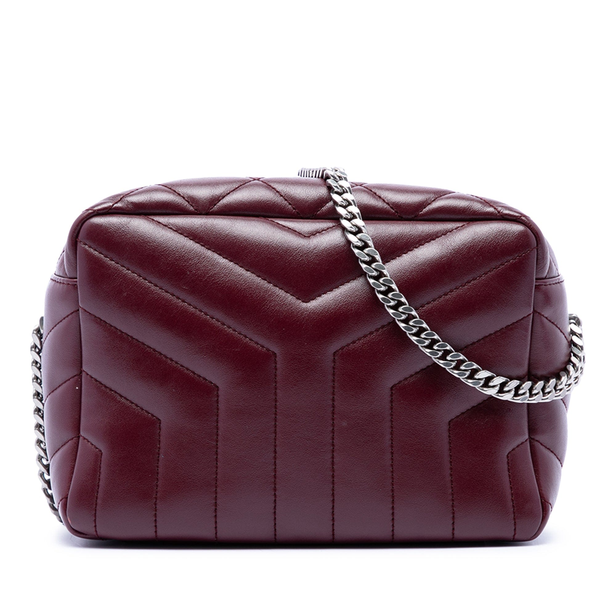 Saint Laurent Small Matelasse Calfskin LouLou Bowling Bag