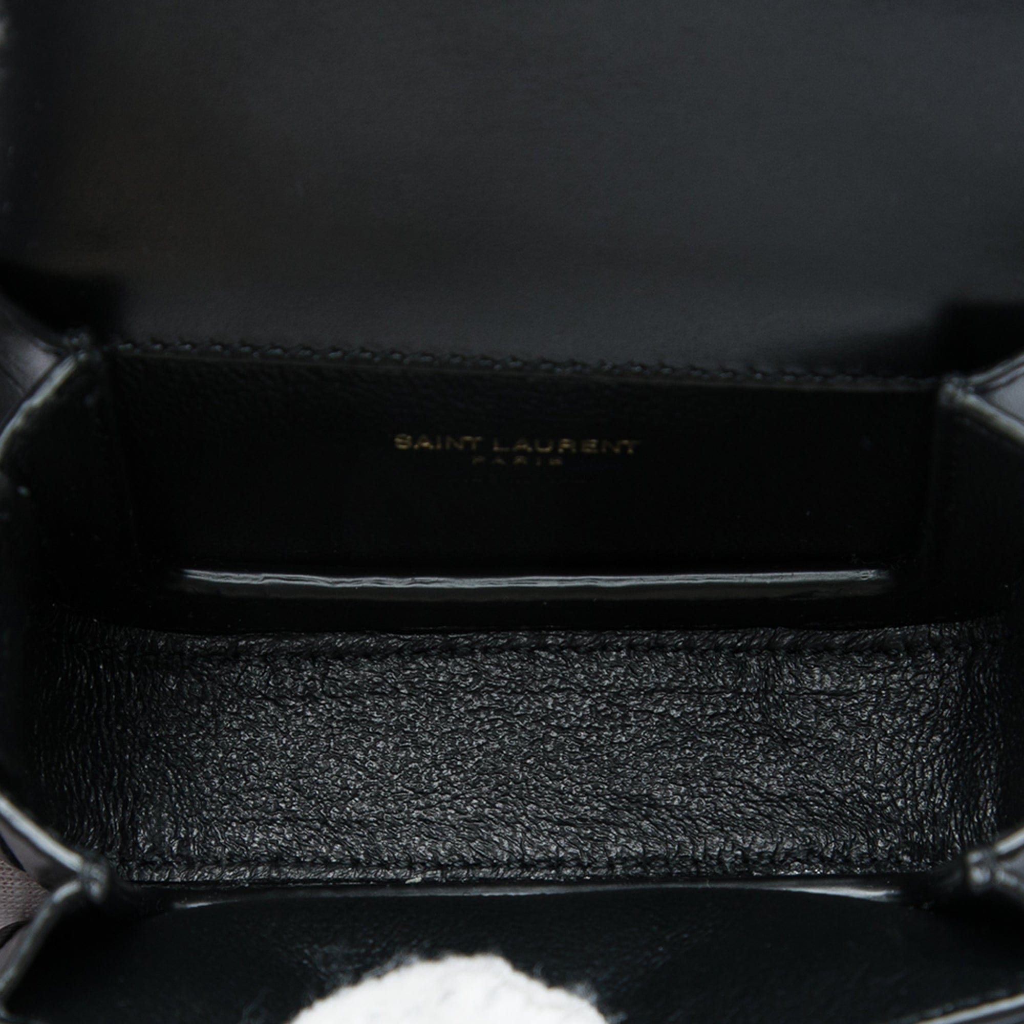 Saint Laurent Micro Calfskin Solferino Satchel In Box