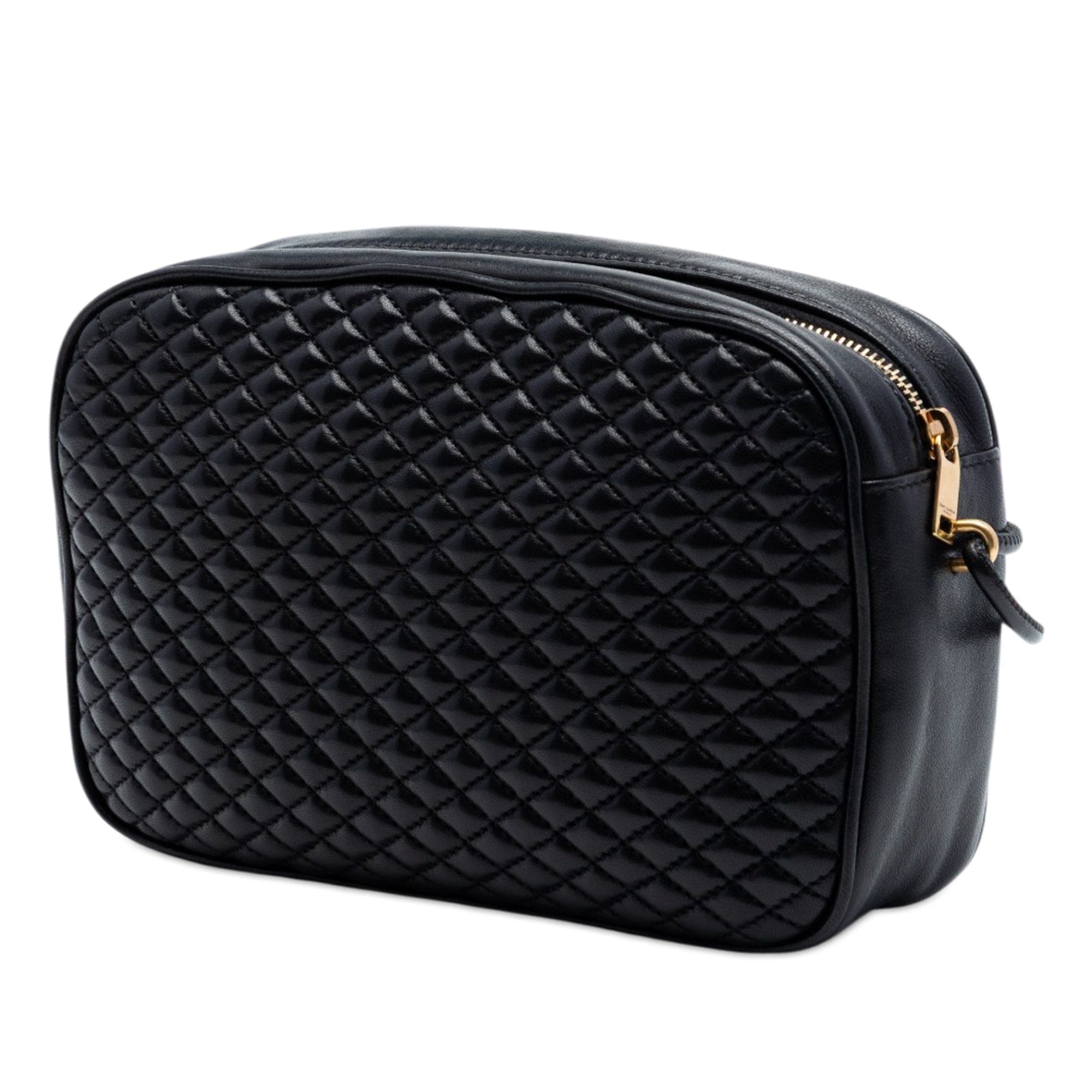 Saint Laurent Quilted Lambskin Victoire Camera Bag