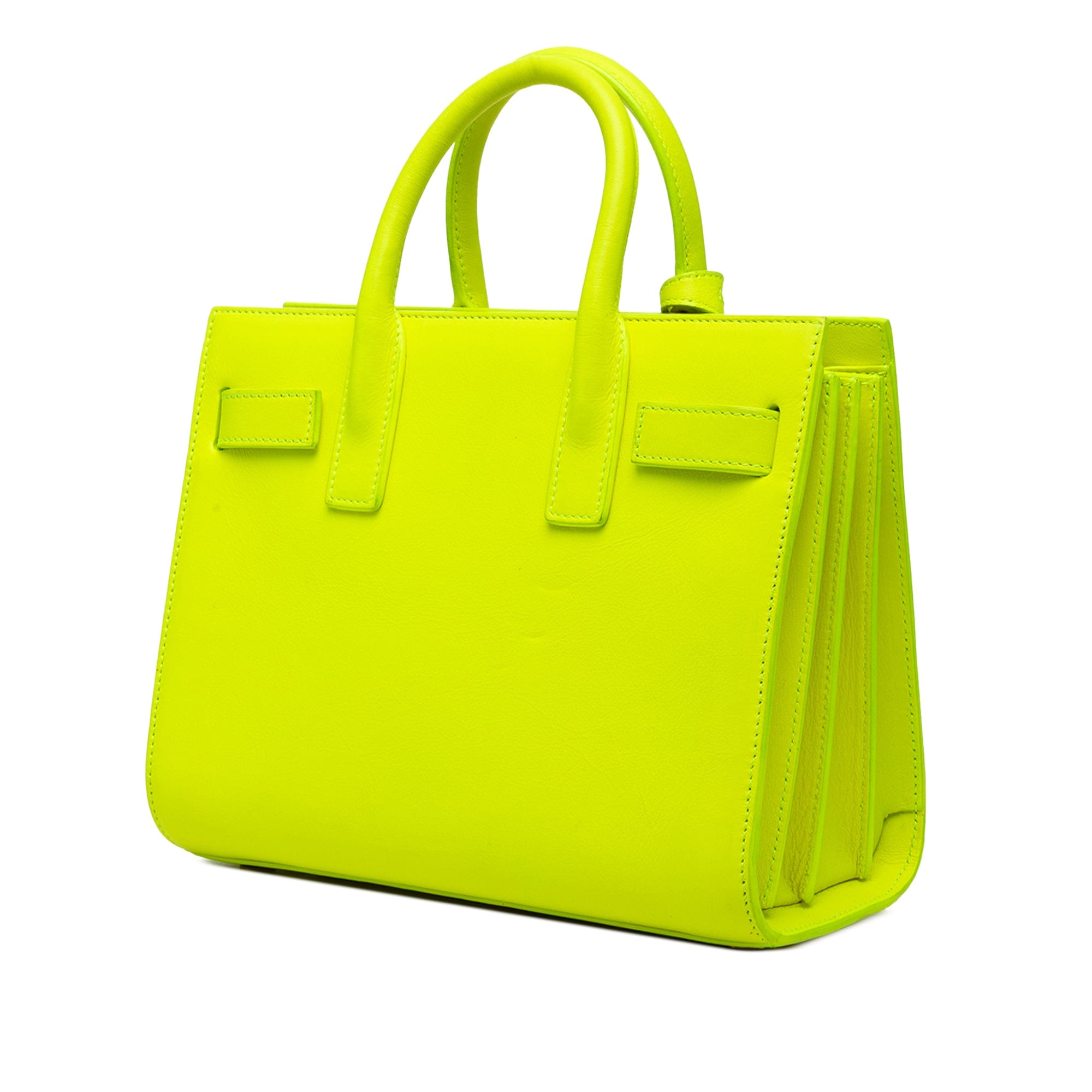 Saint Laurent Nano Leather Sac De Jour Satchel