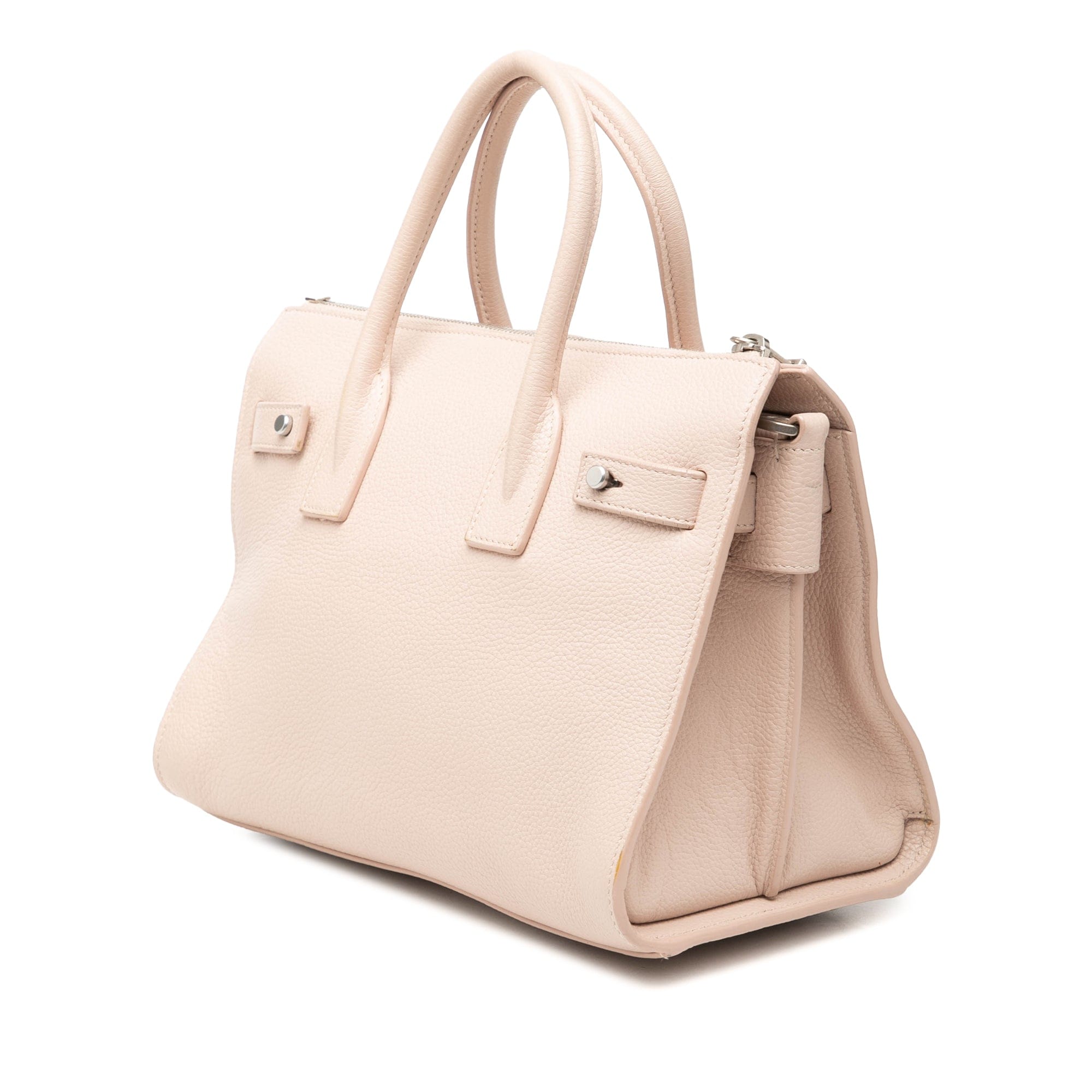 Saint Laurent Baby Grained Calfskin Sac De Jour Satchel