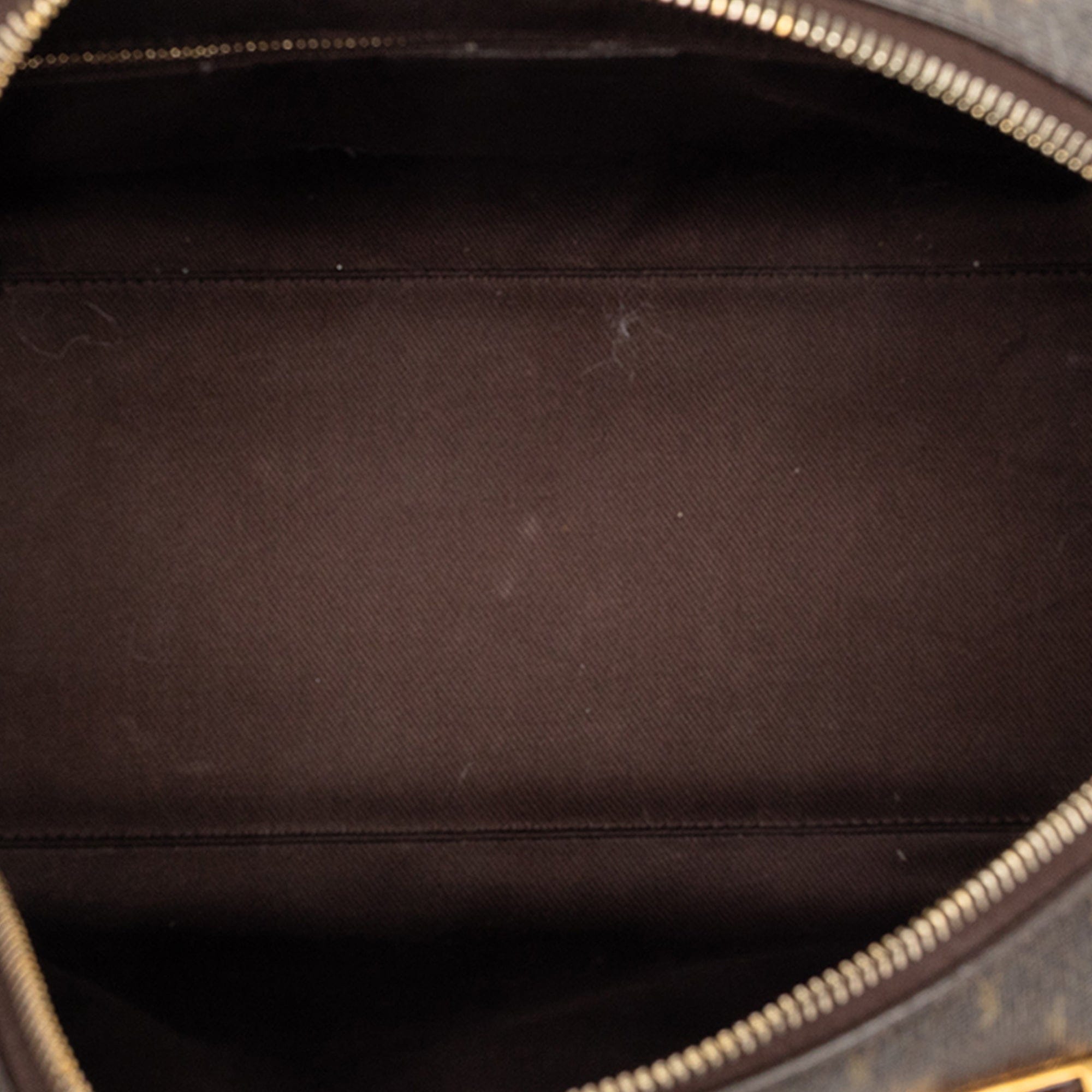 Saint Laurent Le Monogramme Coated Canvas and Leather Striped Boston Bag