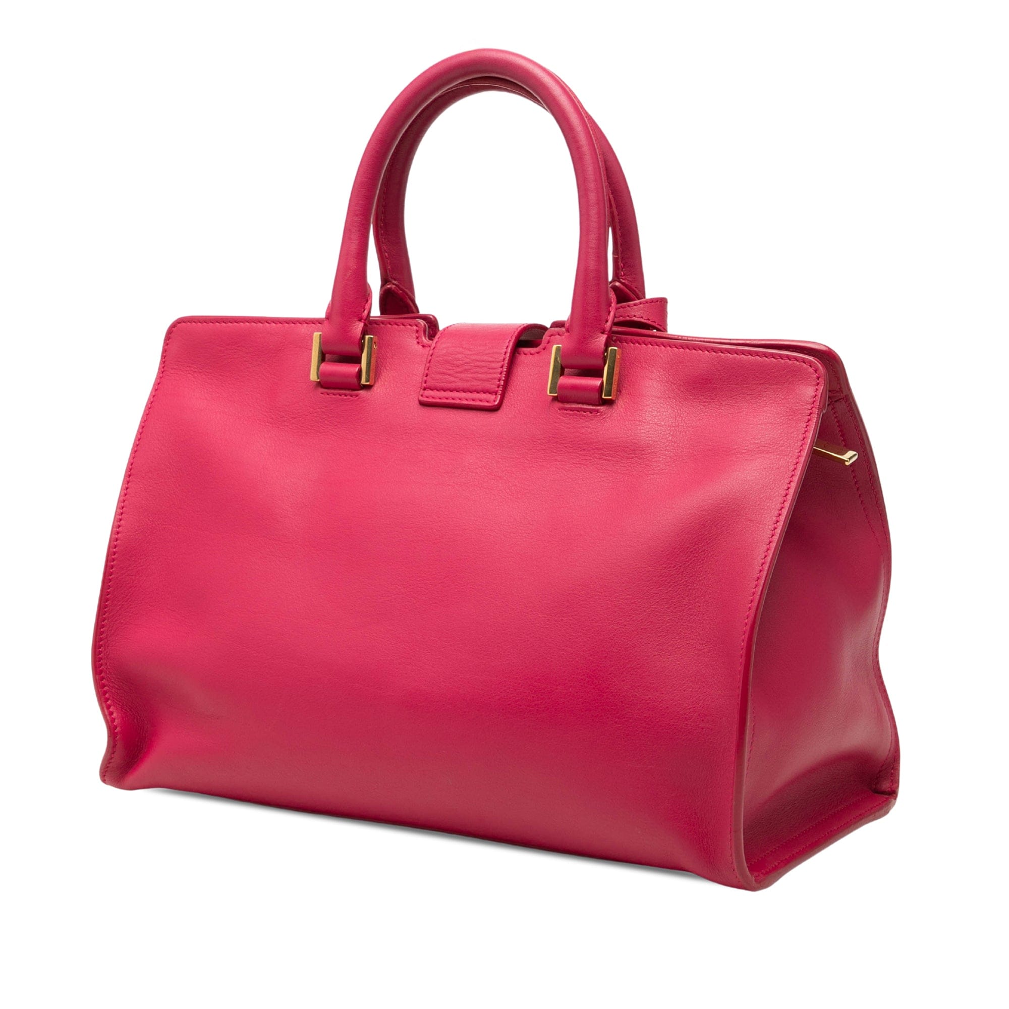 Saint Laurent Small Calfskin Cabas Chyc Satchel
