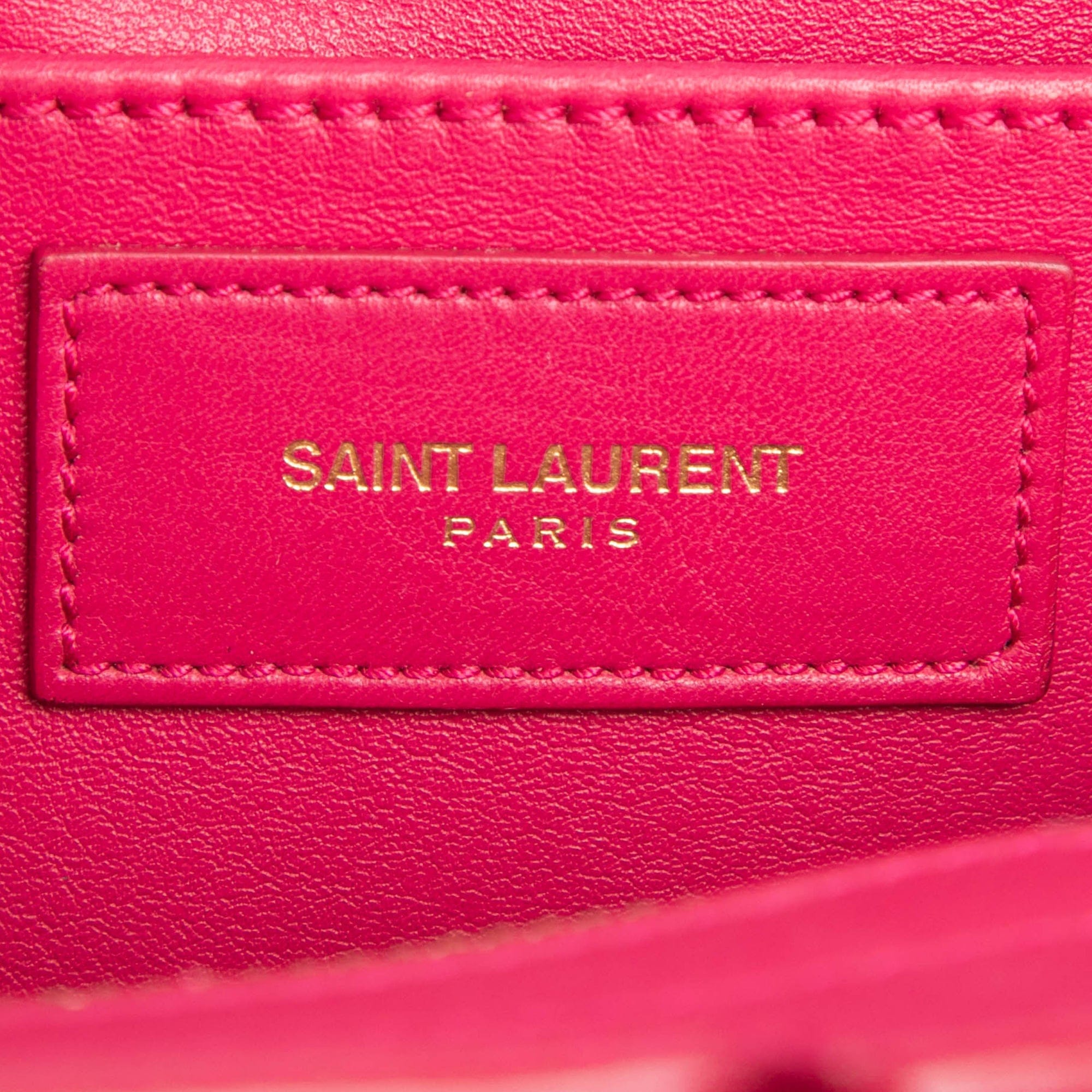 Saint Laurent Small Calfskin Cabas Chyc Satchel