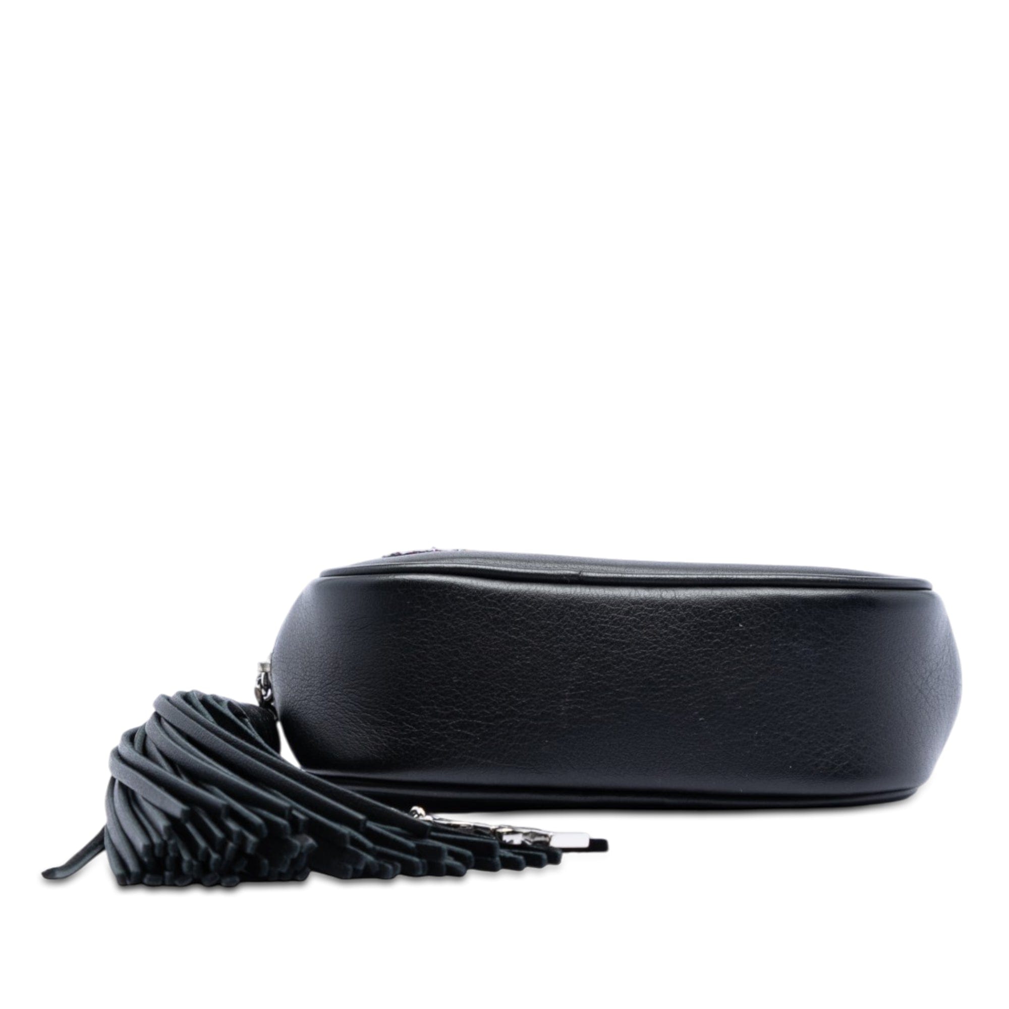 Saint Laurent Mini Embroidered Nappa Love Blogger Camera Bag