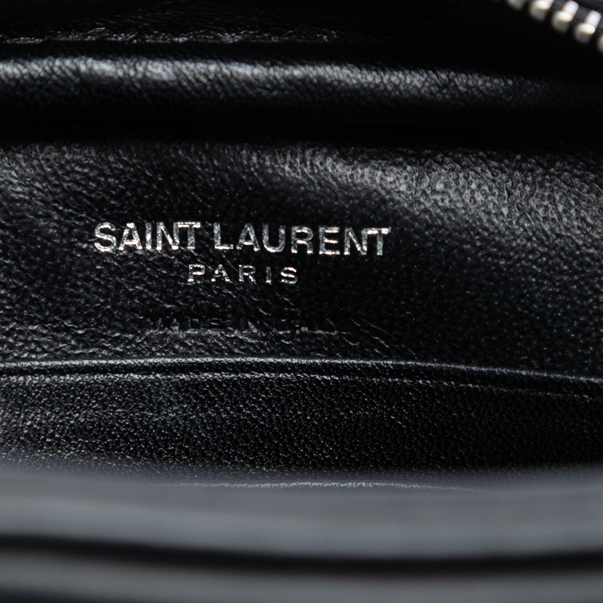 Saint Laurent Mini Embroidered Nappa Love Blogger Camera Bag