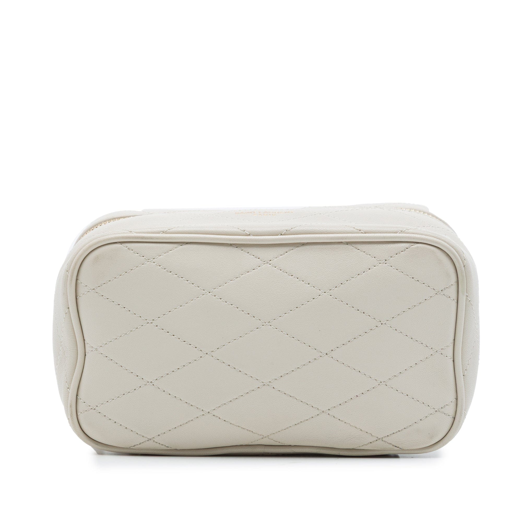 Saint Laurent Mini Quilted Lambskin Gaby Vanity Bag