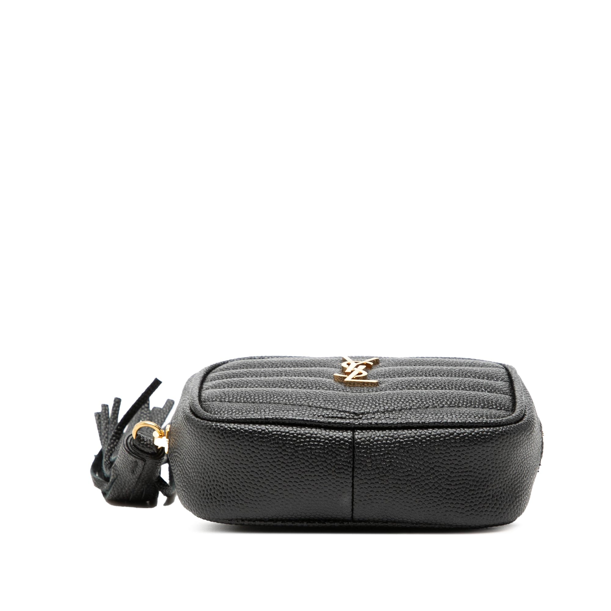 Saint Laurent Baby Matelasse Grain De Poudre Monogram Lou Camera Bag