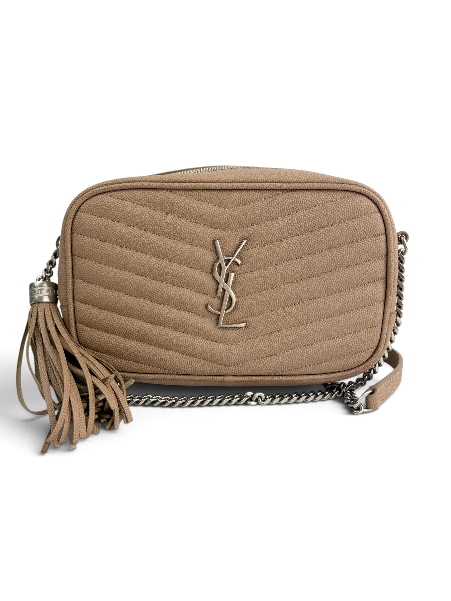 Saint Laurent Beige Lou Camera Bag