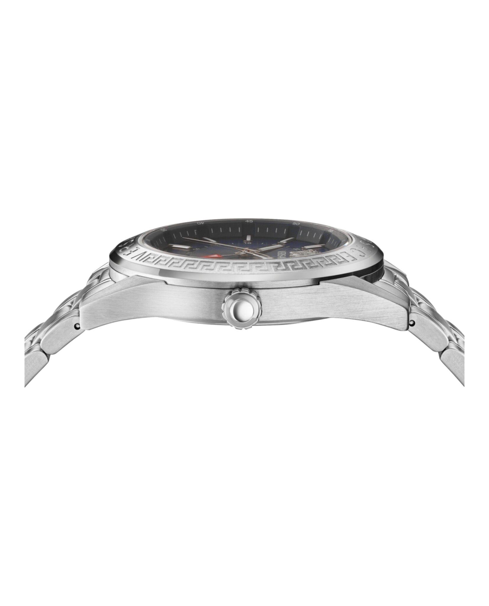 Versace Mens Stainless Steel 42 mm Bracelet Fashion Watch