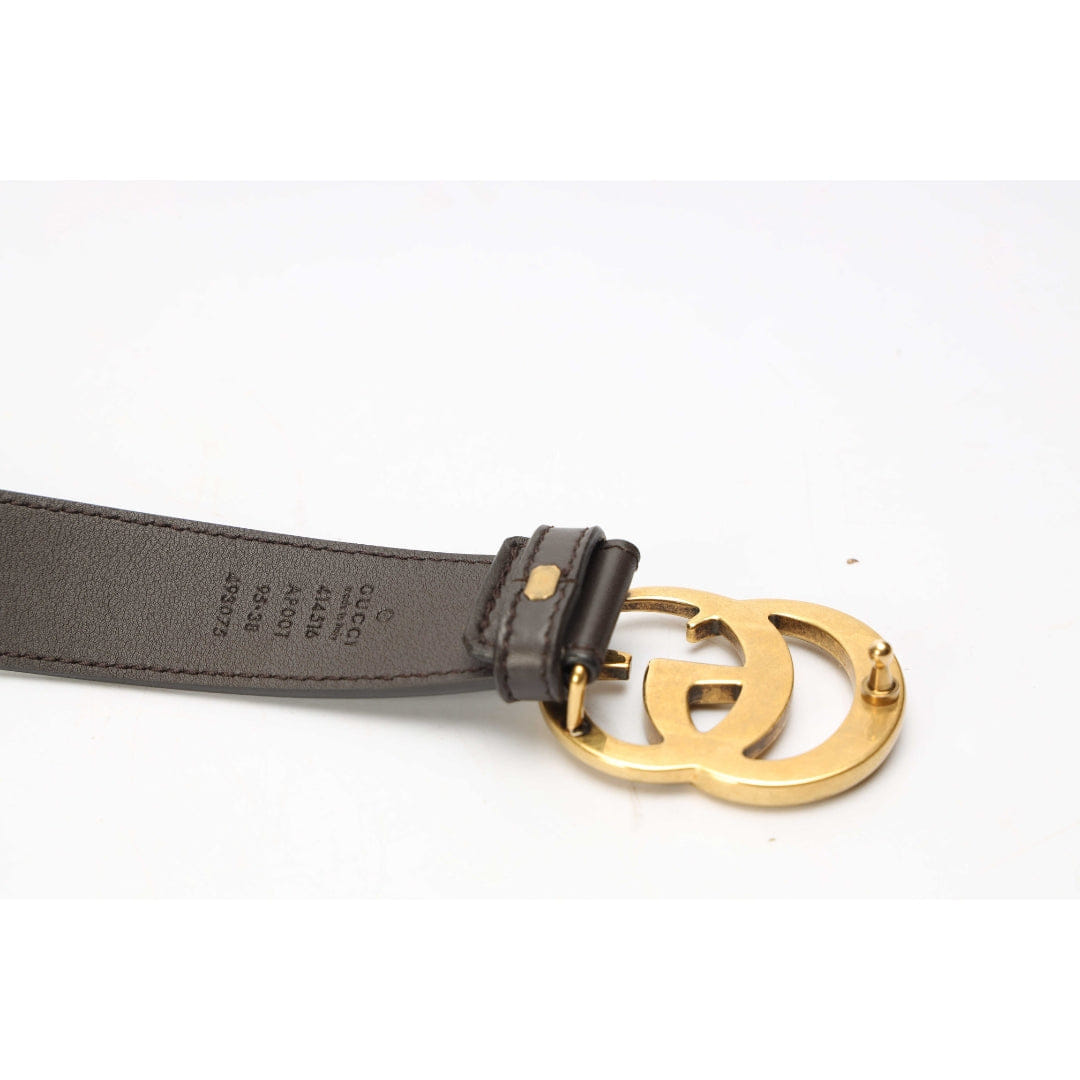 Gucci Black Marmont Logo Buckle Belt