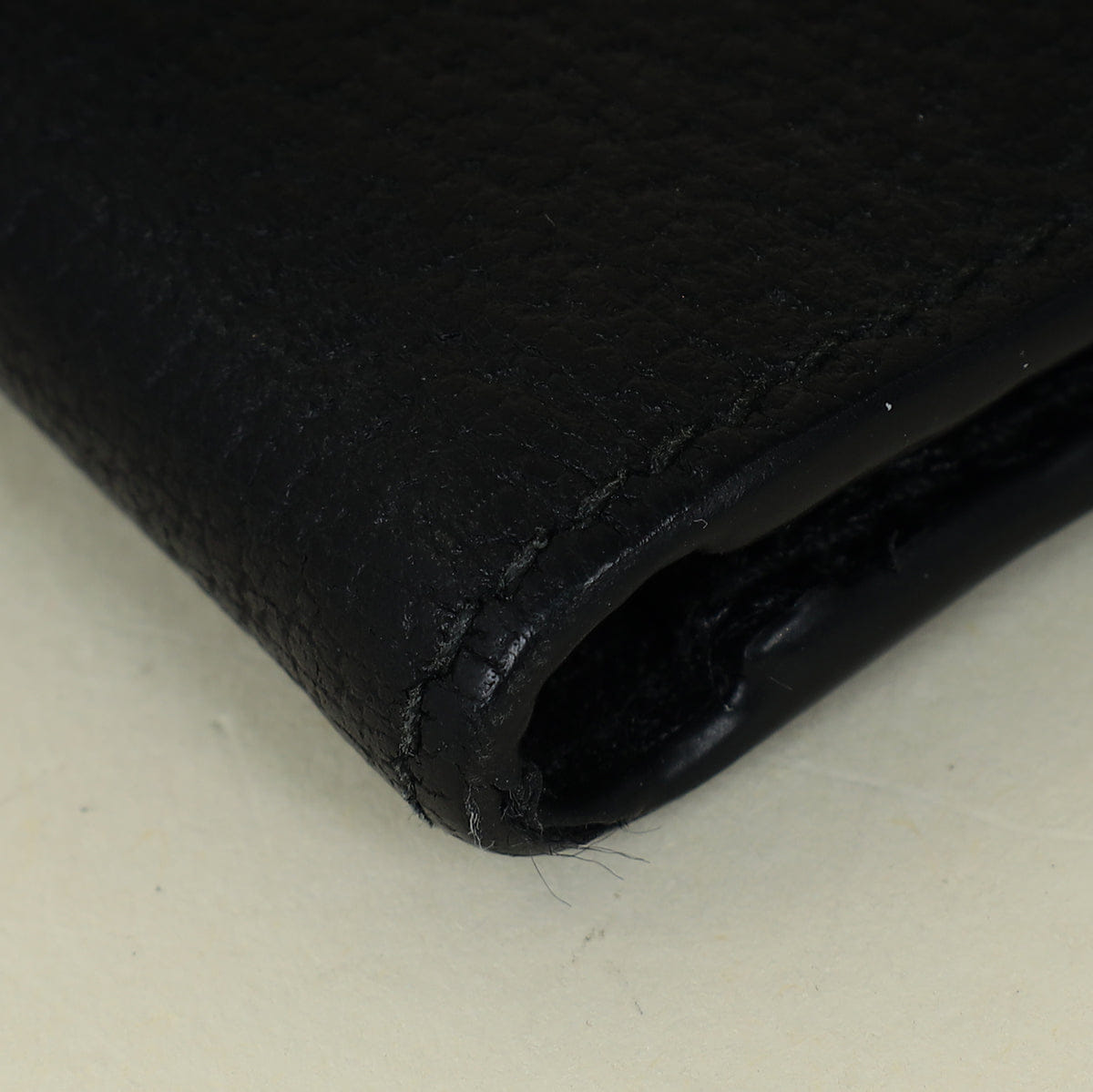 Gucci Black GG Marmont Bi - fold Card Case Wallet
