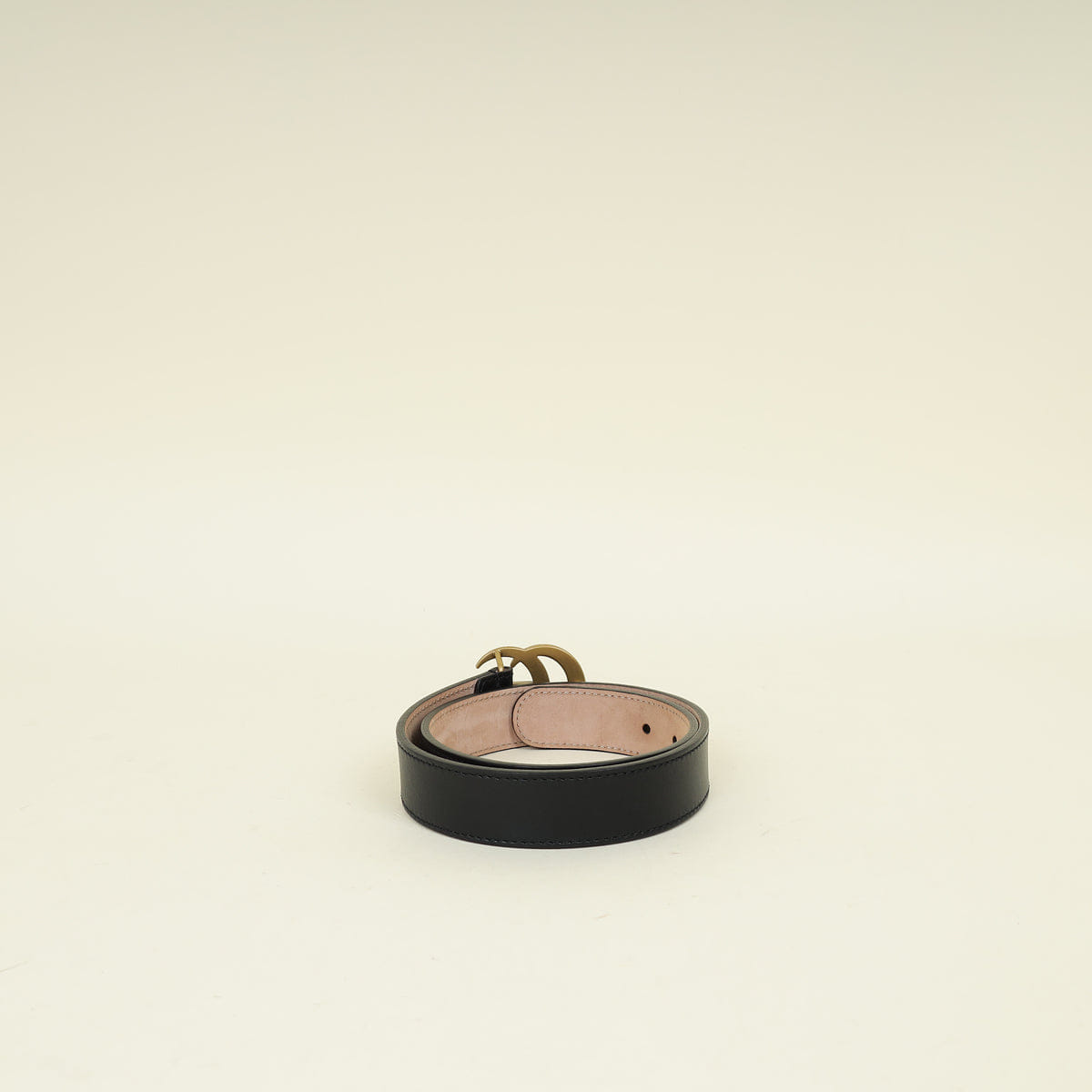 Gucci Black Double G Buckle Children's Belt
